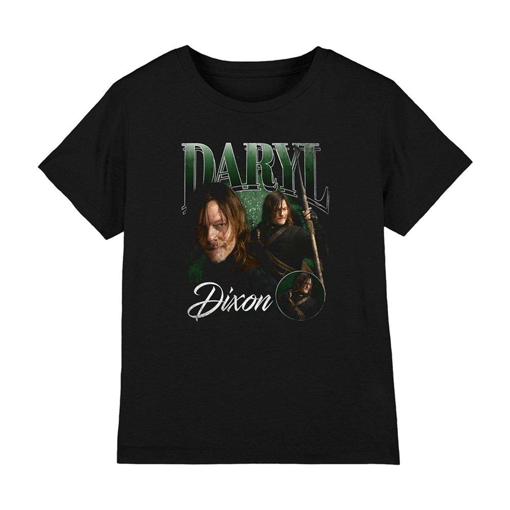 Black - Other - The Walking Dead Daryl Dixon Daryl Homage Kids T-S - 1