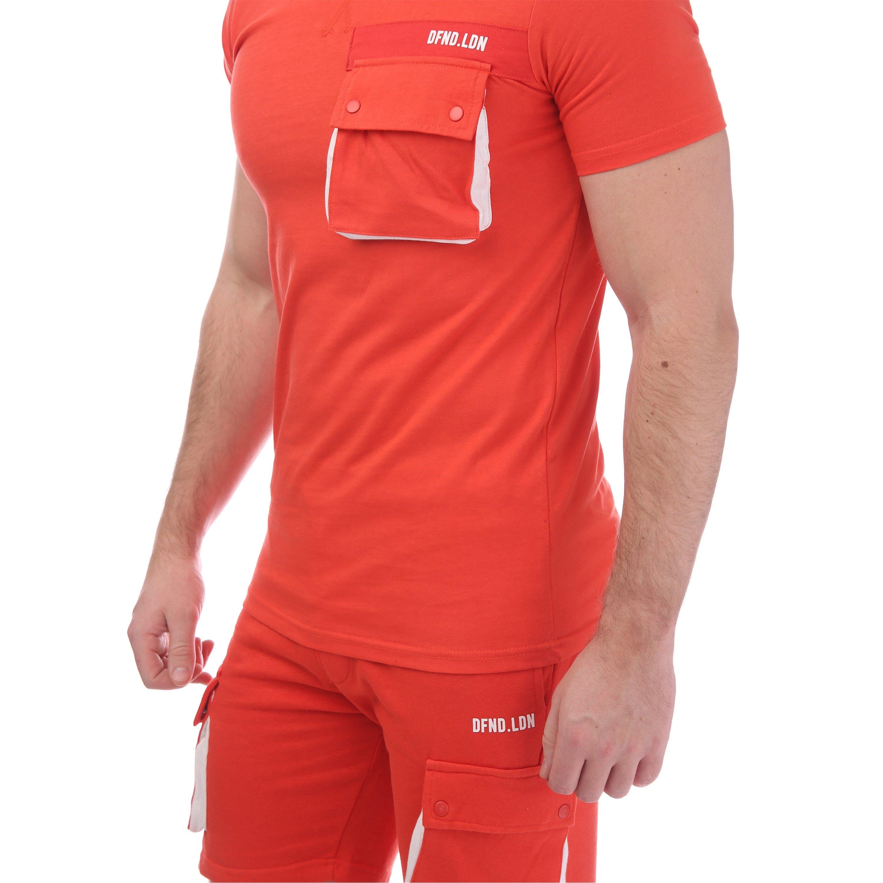 Vermelho - DFND London - DFNDL Crater Top and Shorts Set - 3