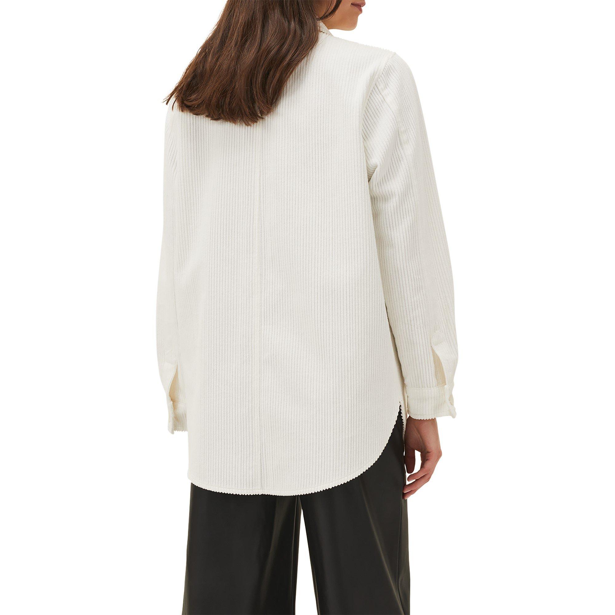 Ivory - Phase Eight - Women's Katrina Corduroy Oversized Shacket - 3