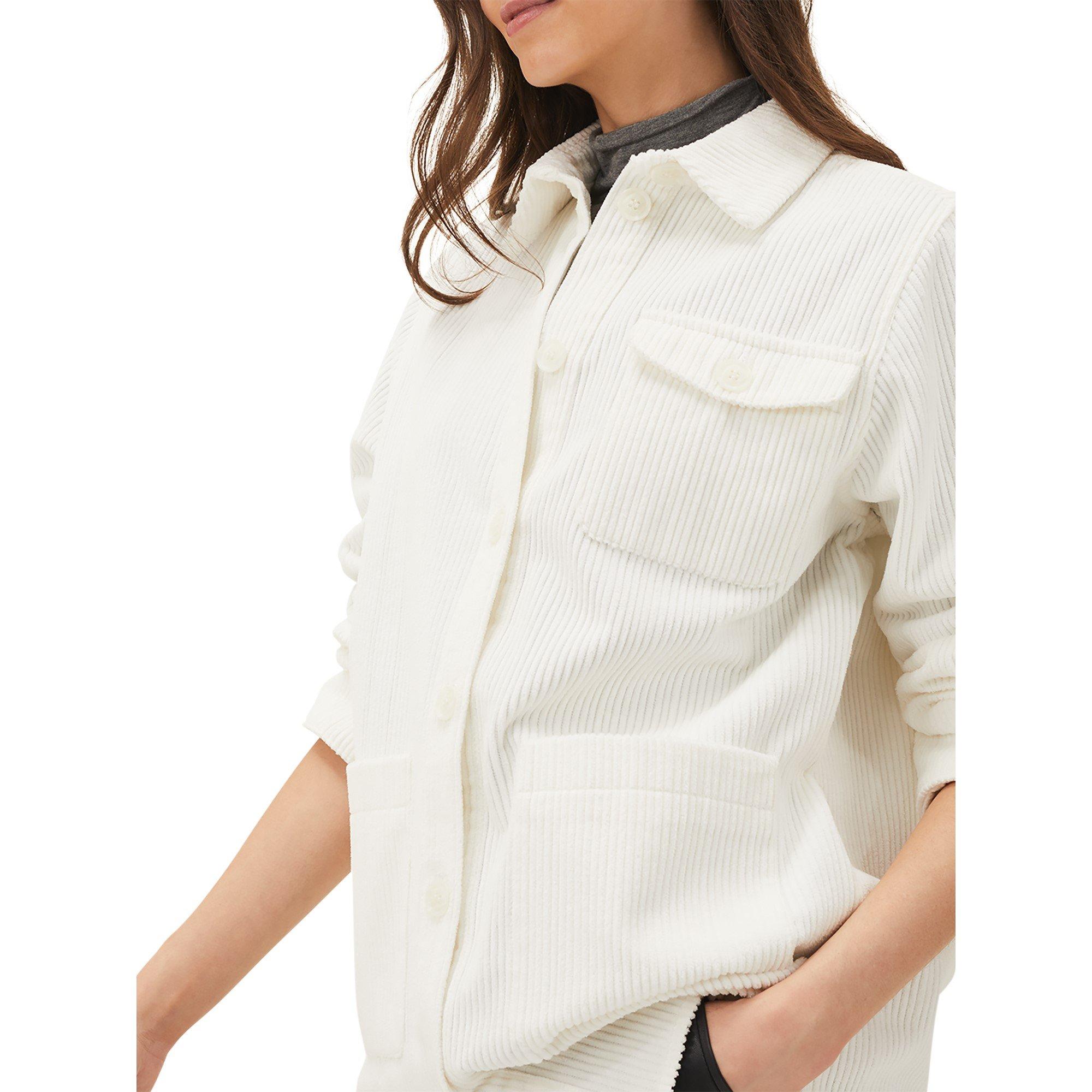 Ivory - Phase Eight - Women's Katrina Corduroy Oversized Shacket - 4