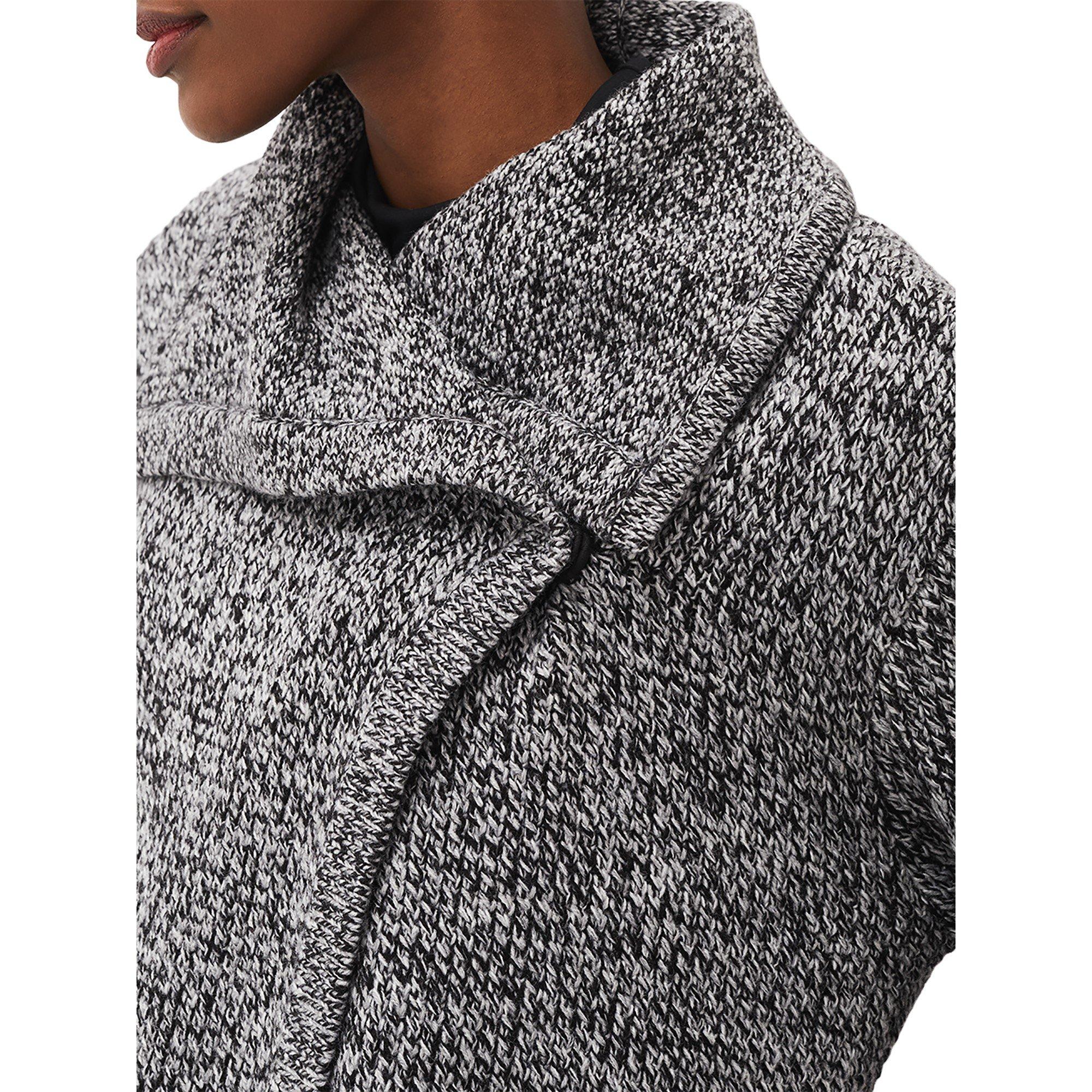 Black/White - Phase Eight - Women's Mavis Wool Blend Knitted Jacket - 4