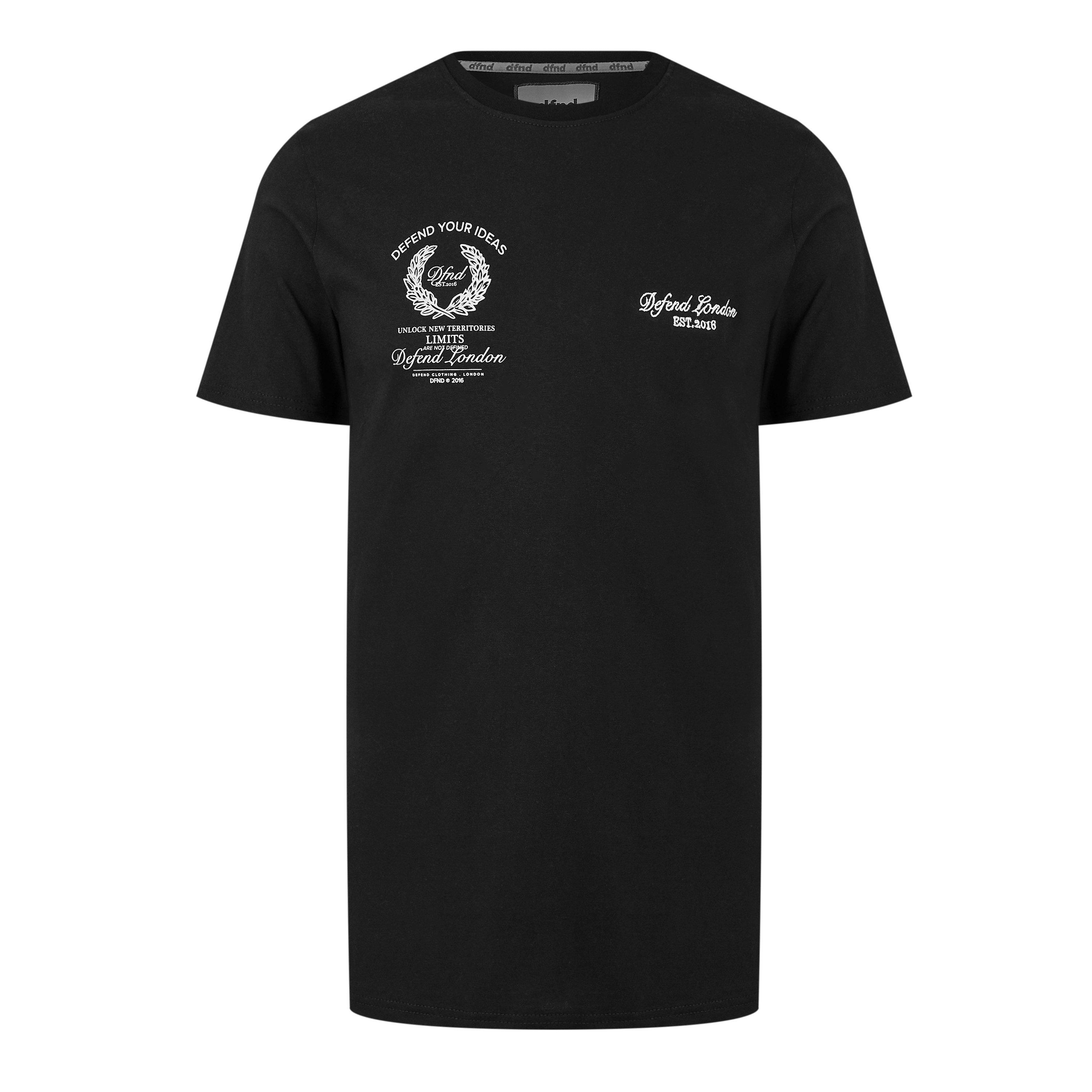 Black - DFND London - Men's DFNDL T-Shirt - 2