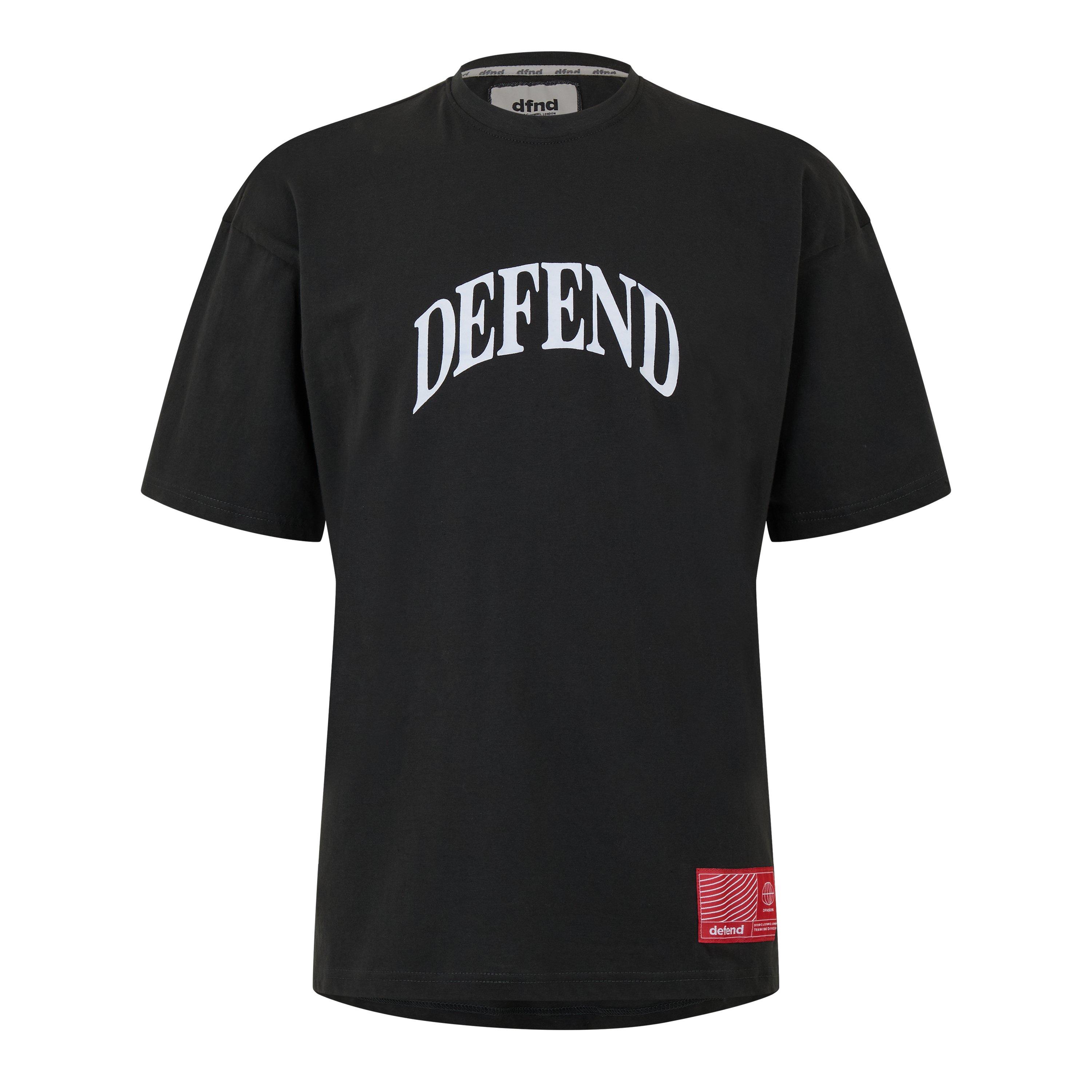 Black - DFND London - Men's Summer Core T-Shirt and Shorts Set - 1
