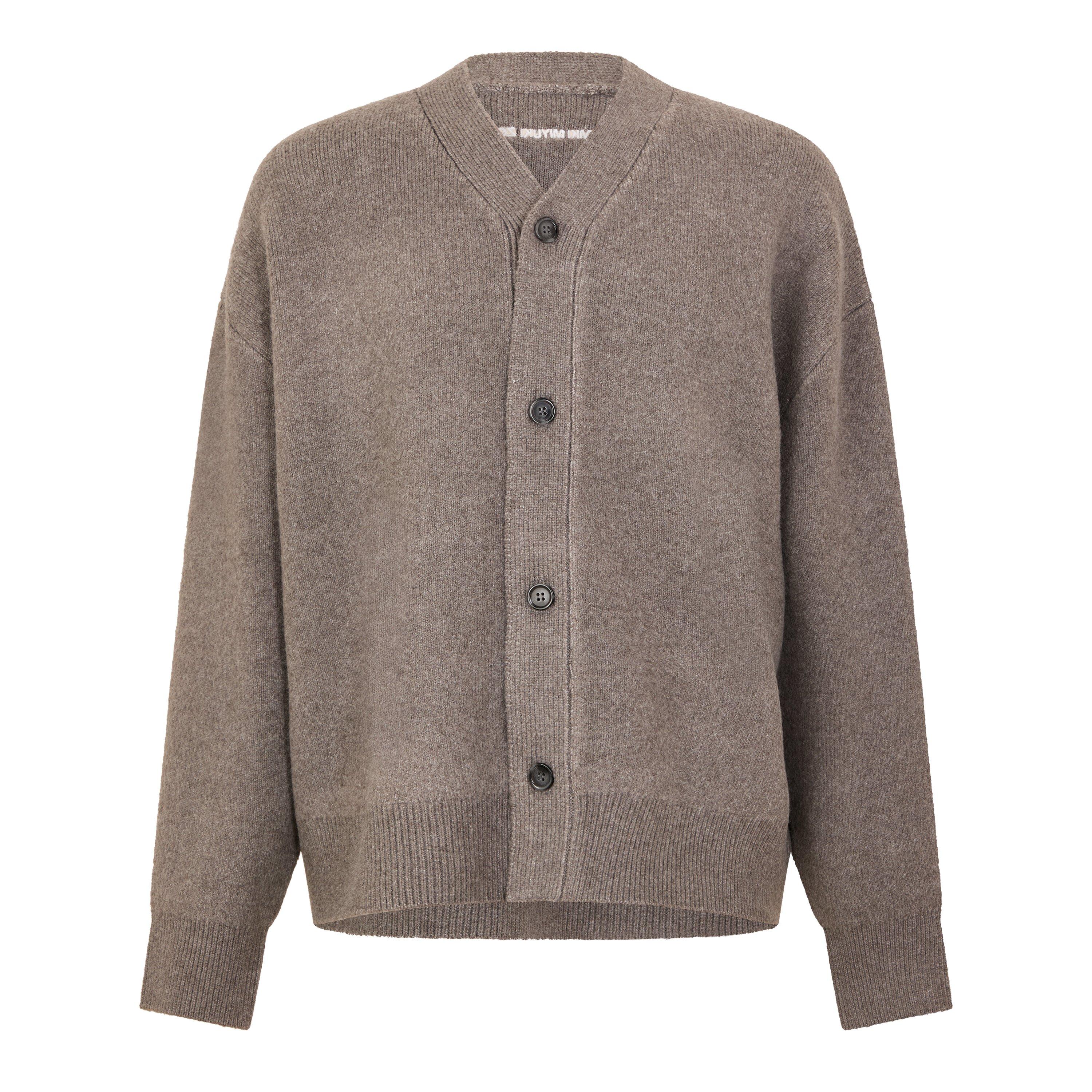 MKI | Men's Double Knit Wool Cardigan | HARVEY NICHOLS