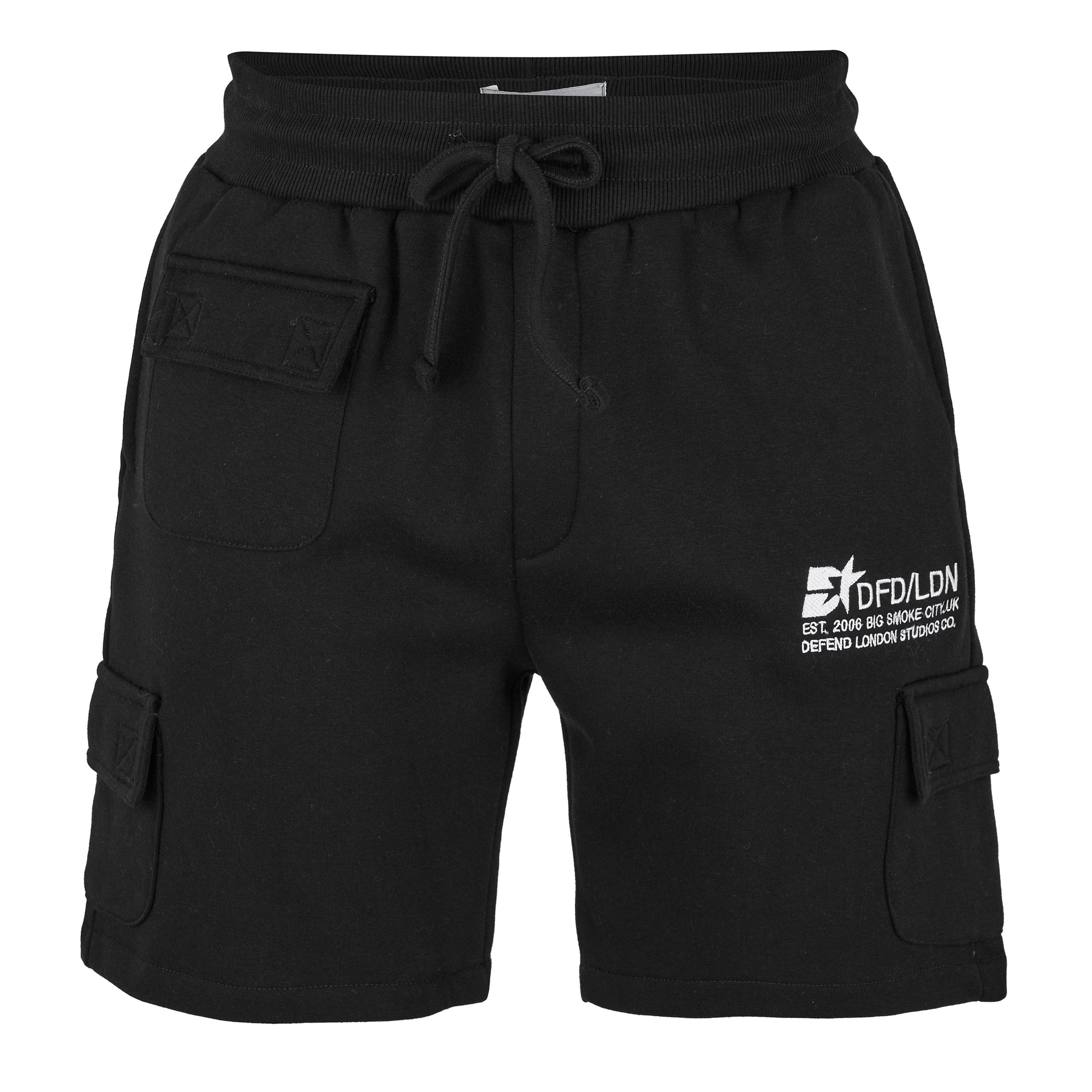 Schwarz - DFND London - Tond T-Shirt and Shorts Set - 7