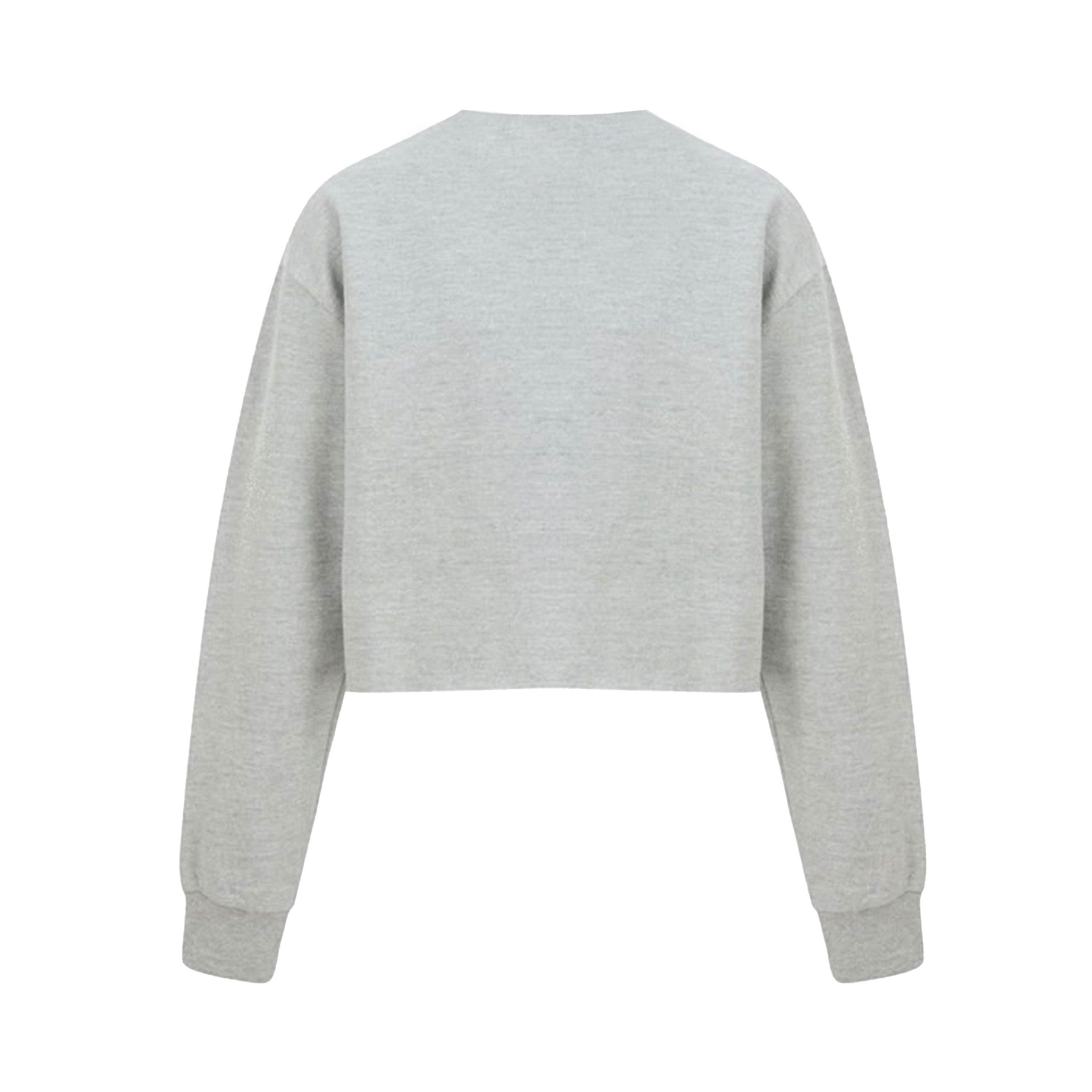 Grigio - Miso - Women's Cropped Sweatshirt - 2
