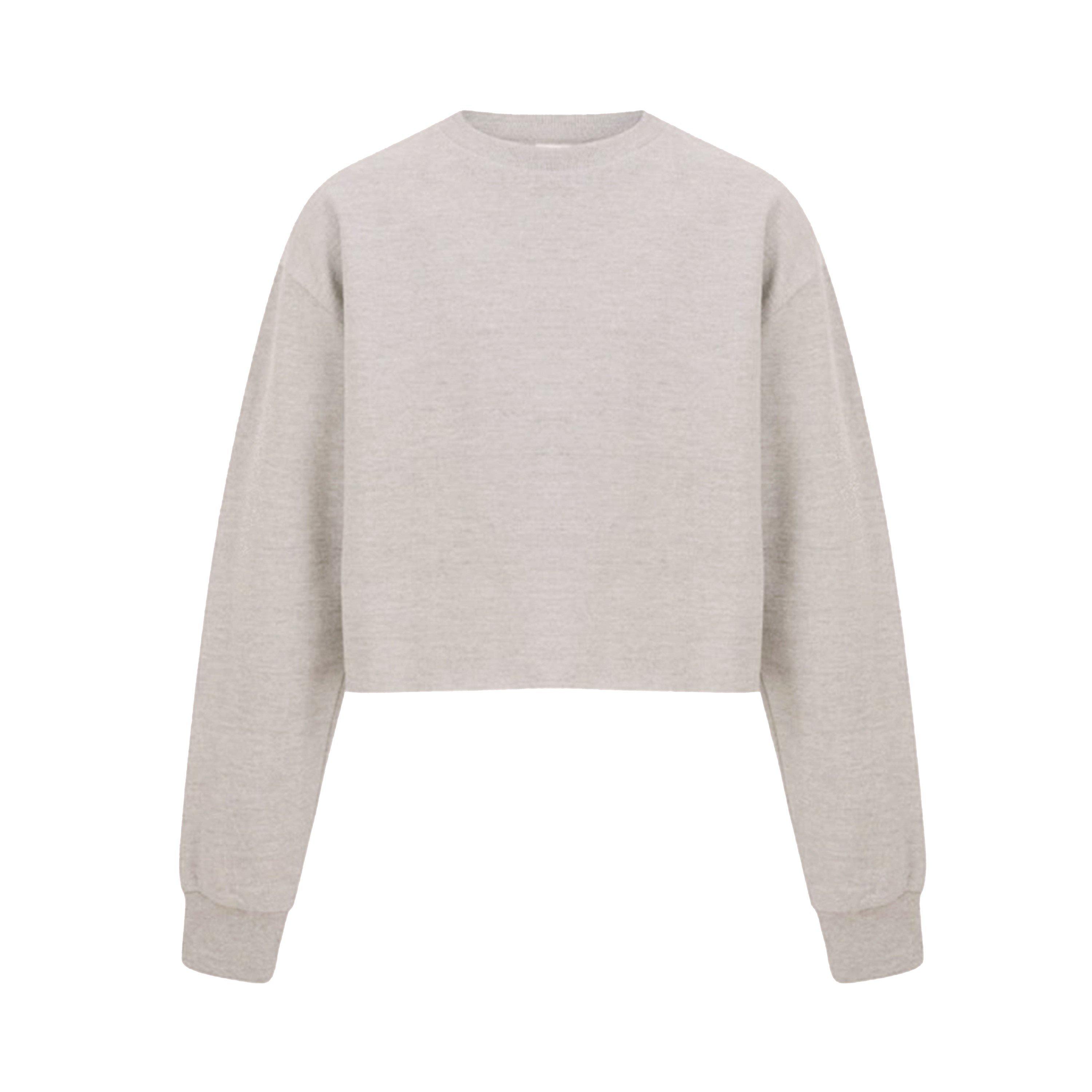 Miso Women's Cropped Sweatshirt - Oatmeal - 14 (L)