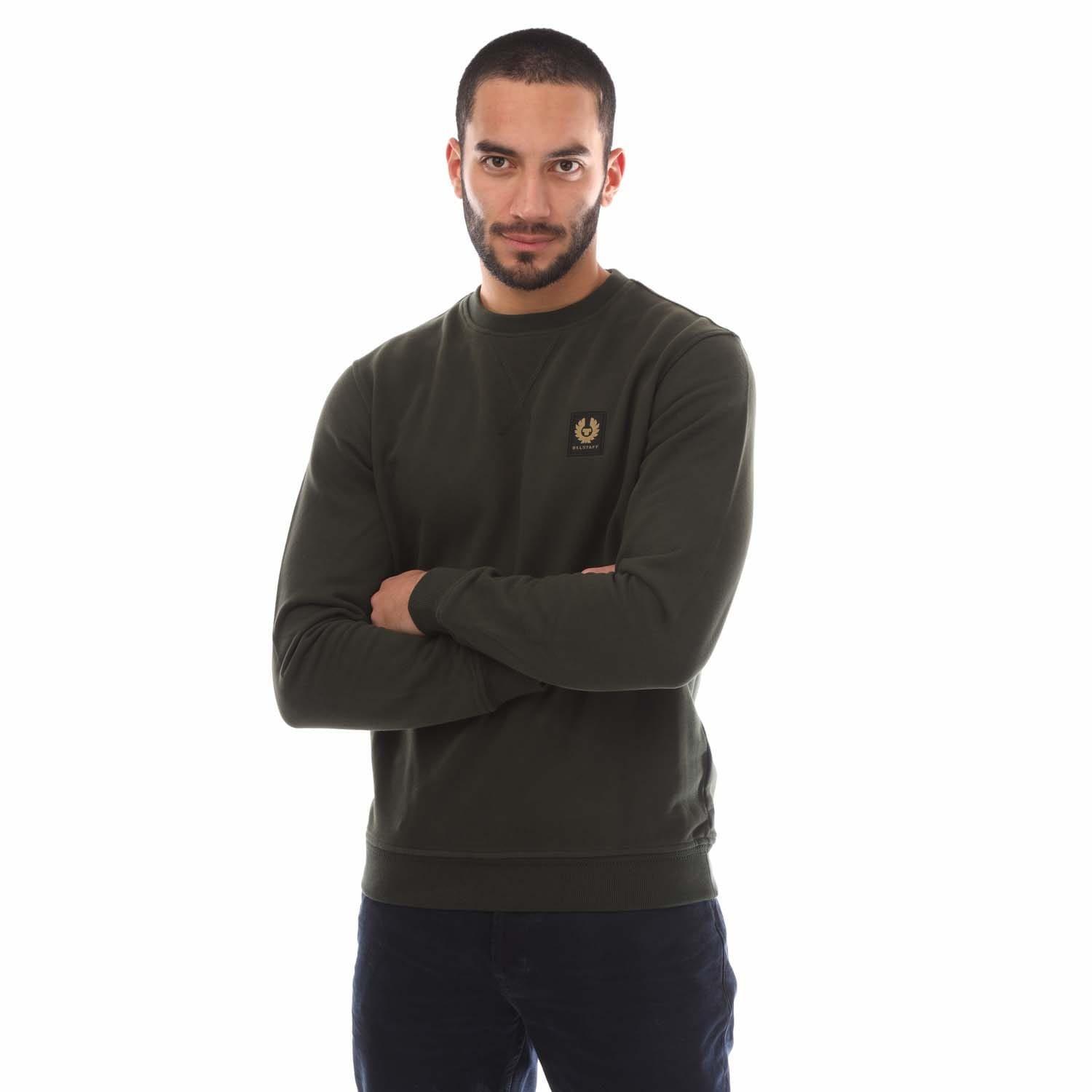 Green - Belstaff - Cotton Fleece Sweatshirt - 1