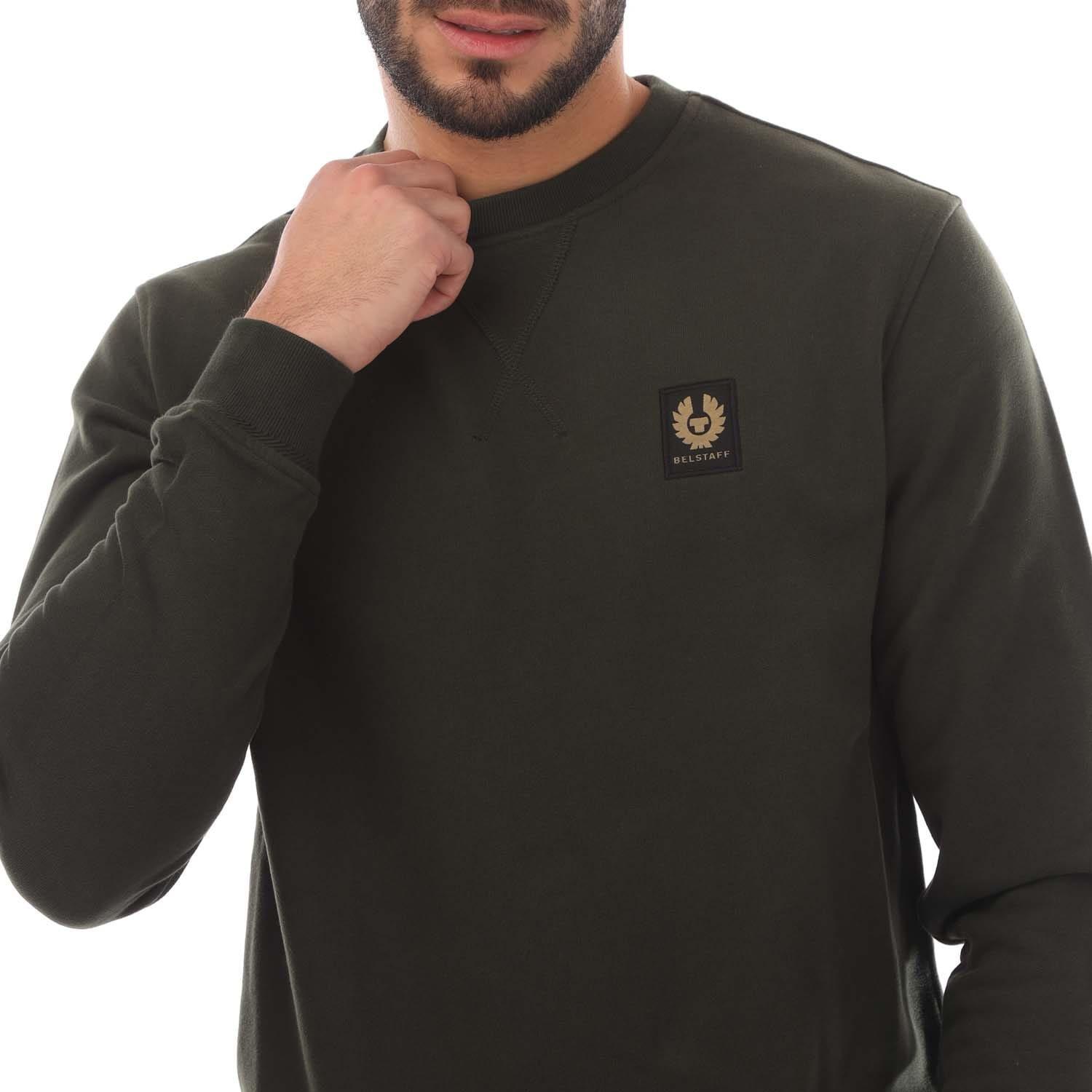 Green - Belstaff - Cotton Fleece Sweatshirt - 3