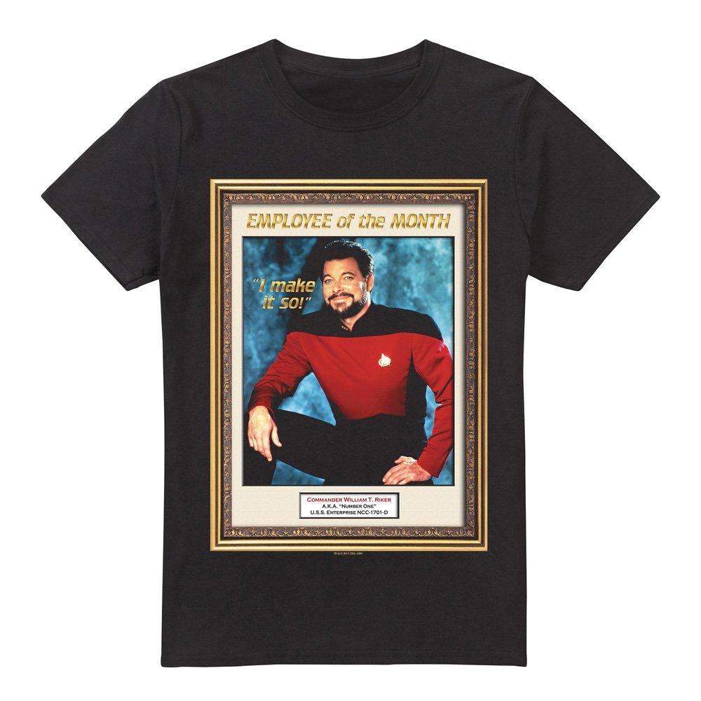 Black - Star Trek - Star Trek Employee Of Month T Shirt Black - 4