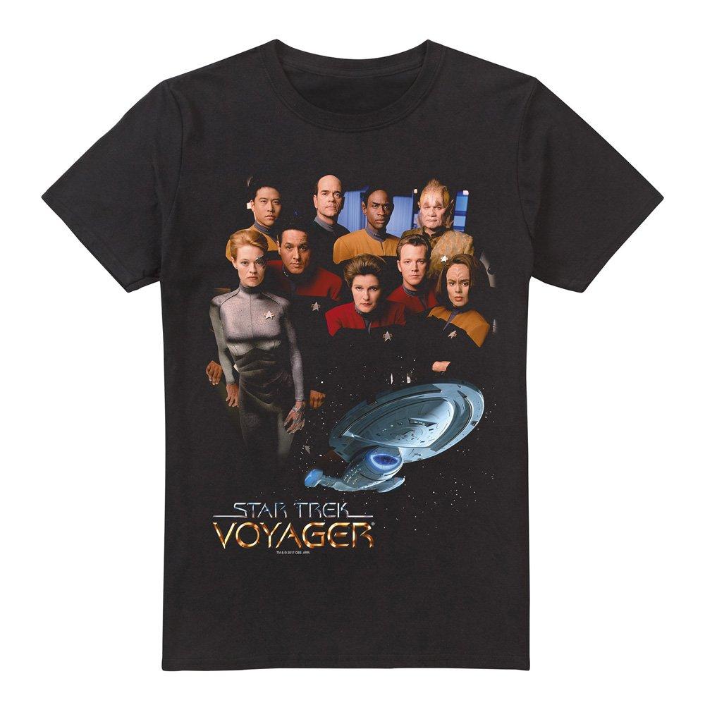 Black - Star Trek - Star Trek Voyager Crew T Shirt Black - 4