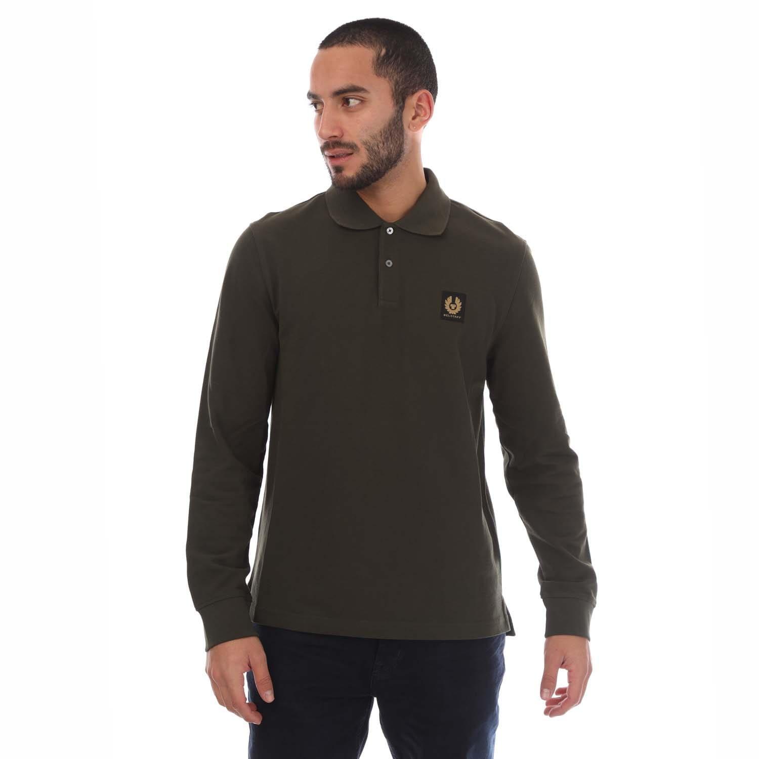 Green - Belstaff - Long Sleeved Polo Shirt - 1