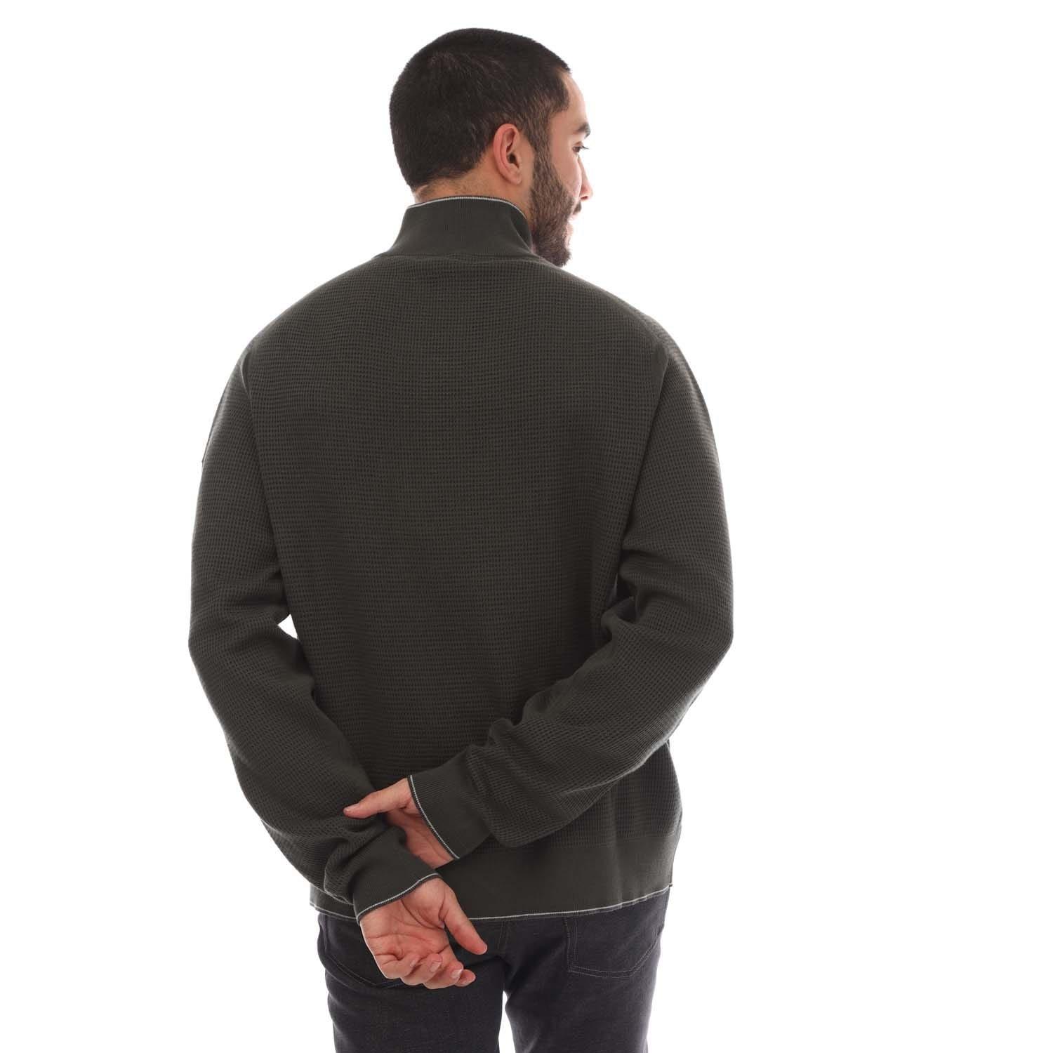 Green - Belstaff - Pima Cotton Cole Quarter Zip Jumper - 2