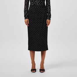 Dolce and Gabbana DG Polka Midi Skt Ld43