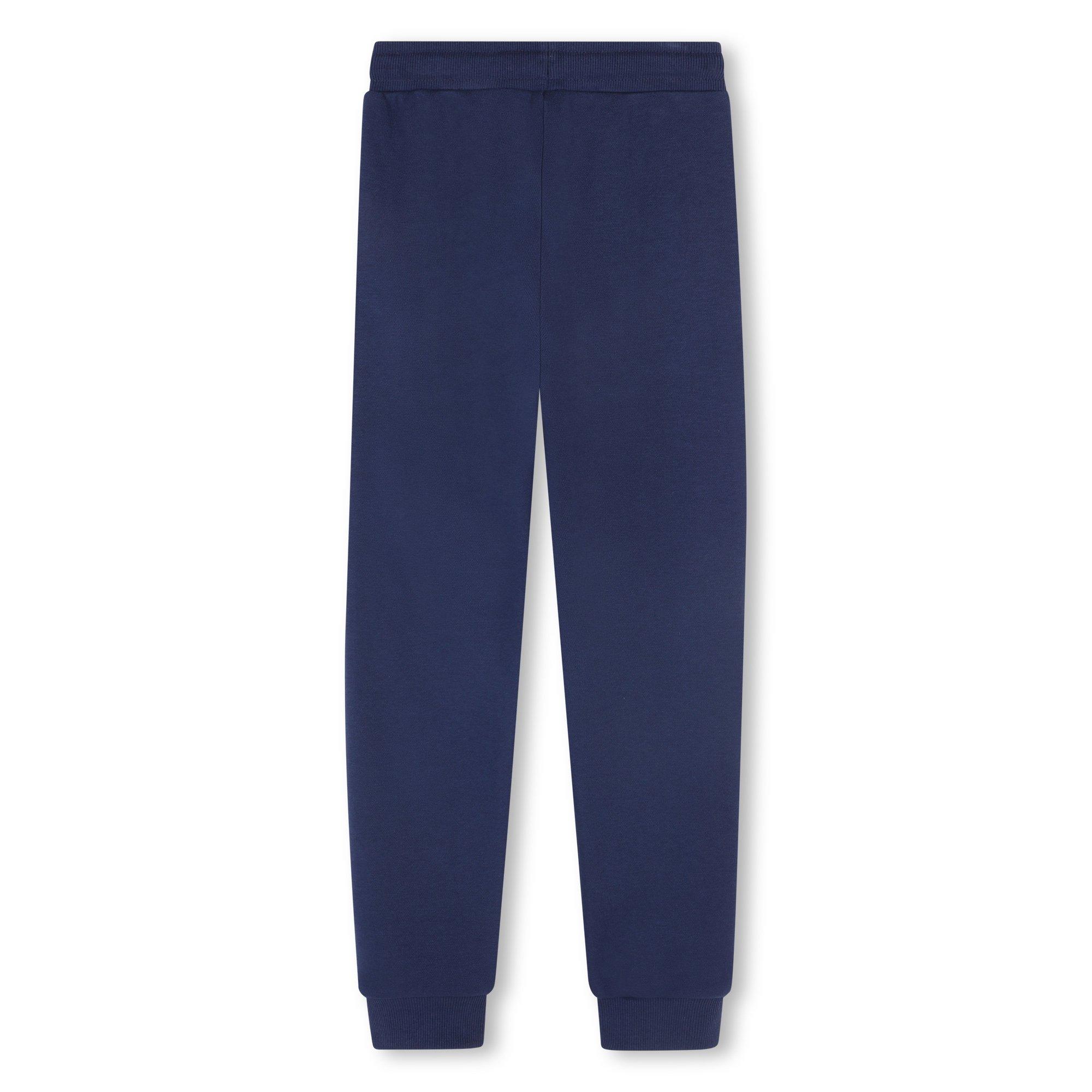 Blue - Timberland - Kids' Large Logo Closed Hem Fleece Joggers - 2
