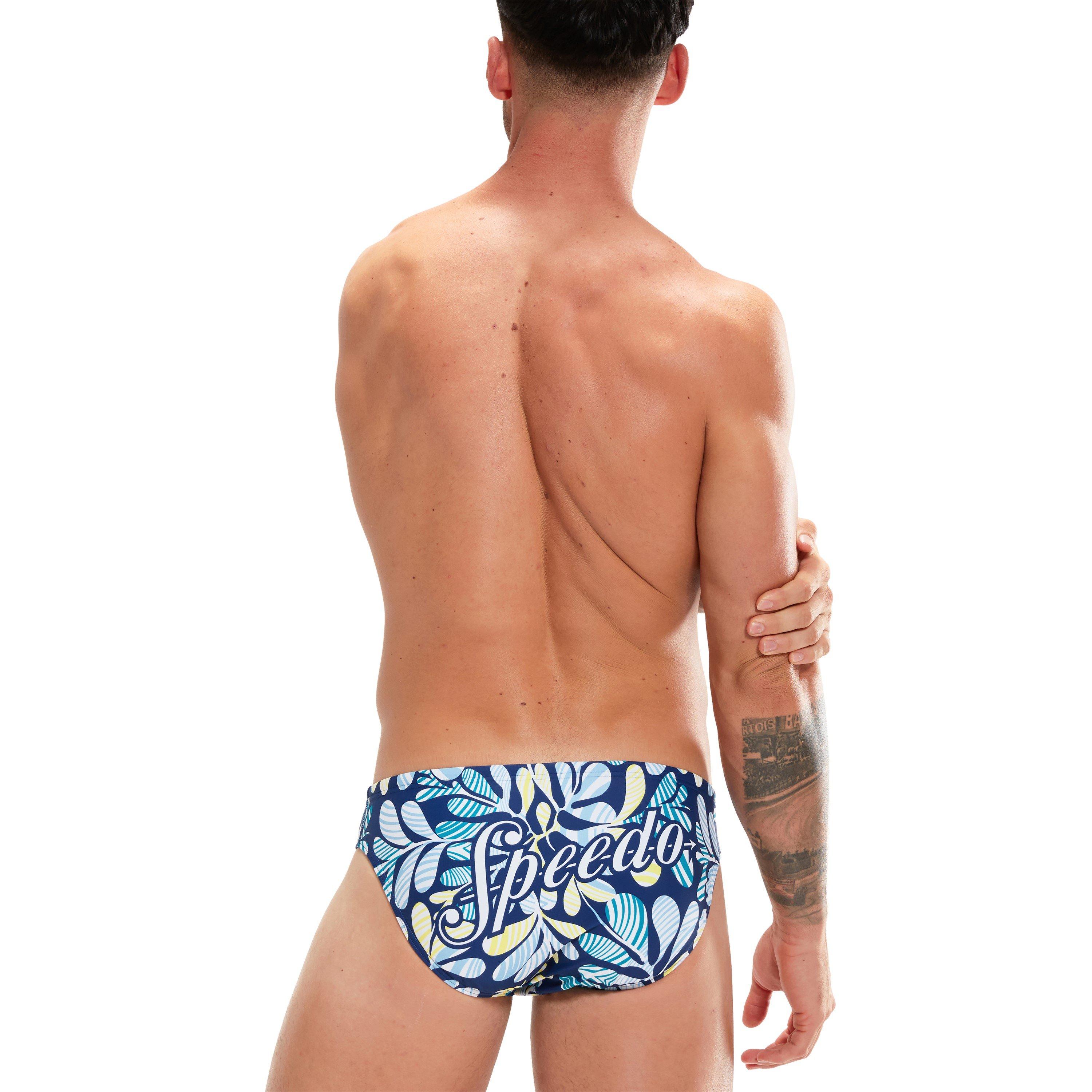 Azul/Verde - Speedo - 5cm Escape Briefs - 4