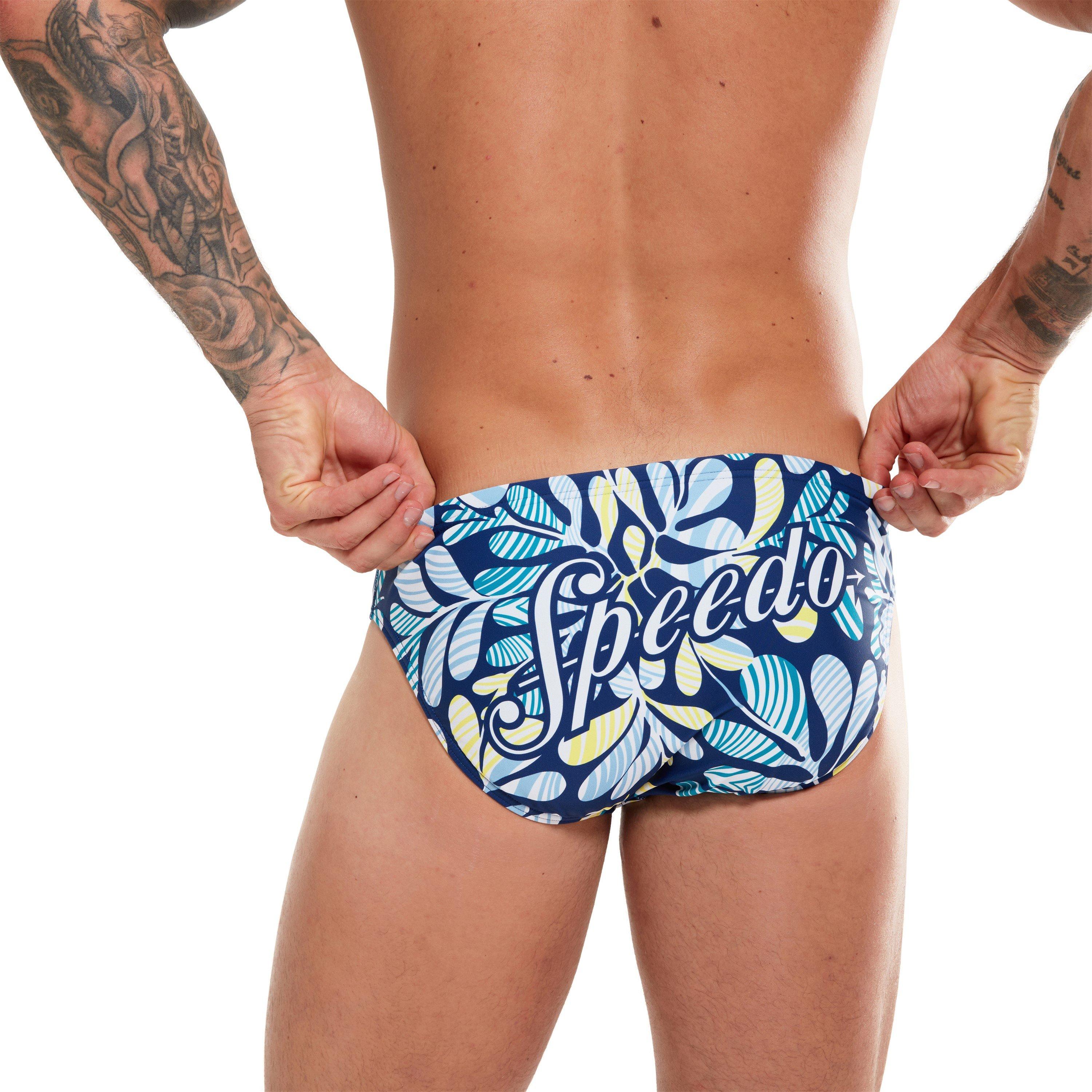 Azul/Verde - Speedo - 5cm Escape Briefs - 6
