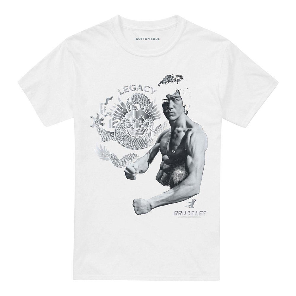 White - Other - Bruce Lee Classic Pose T Shirt White - 4