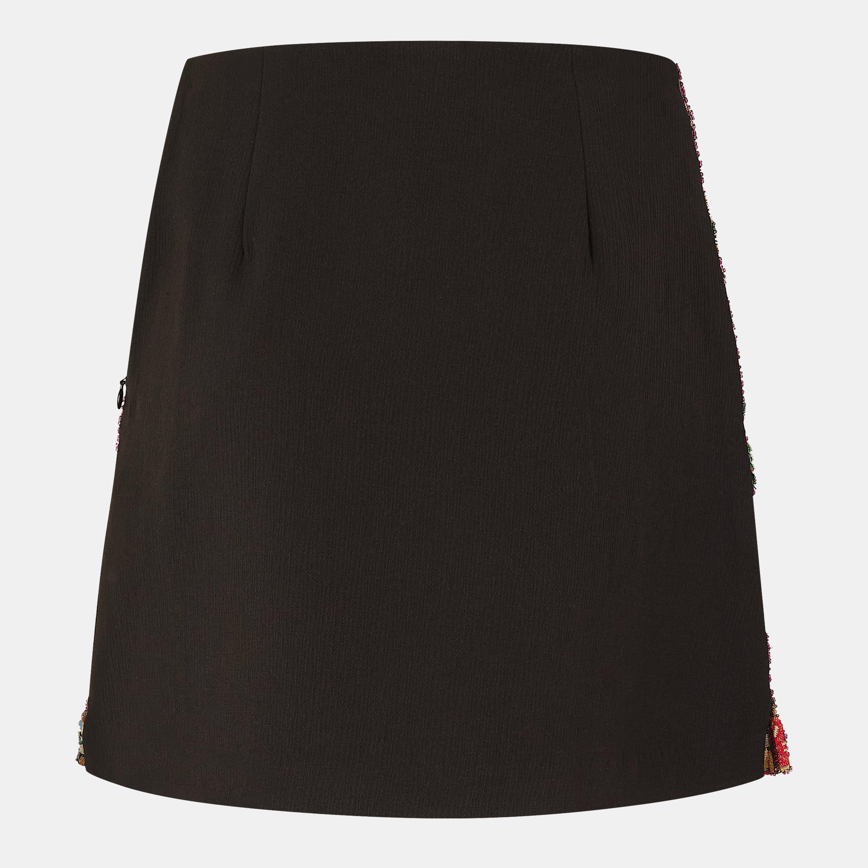 Black - Ted Baker - Jacquard Mini Skirt - 2