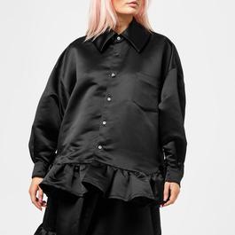 Comme des Garcons Girl Ruffled Satin Shirt