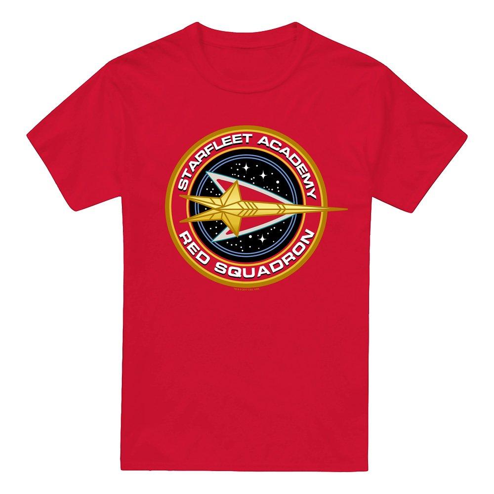 Red - Star Trek - Star Trek Red Squadron T Shirt Red - 4