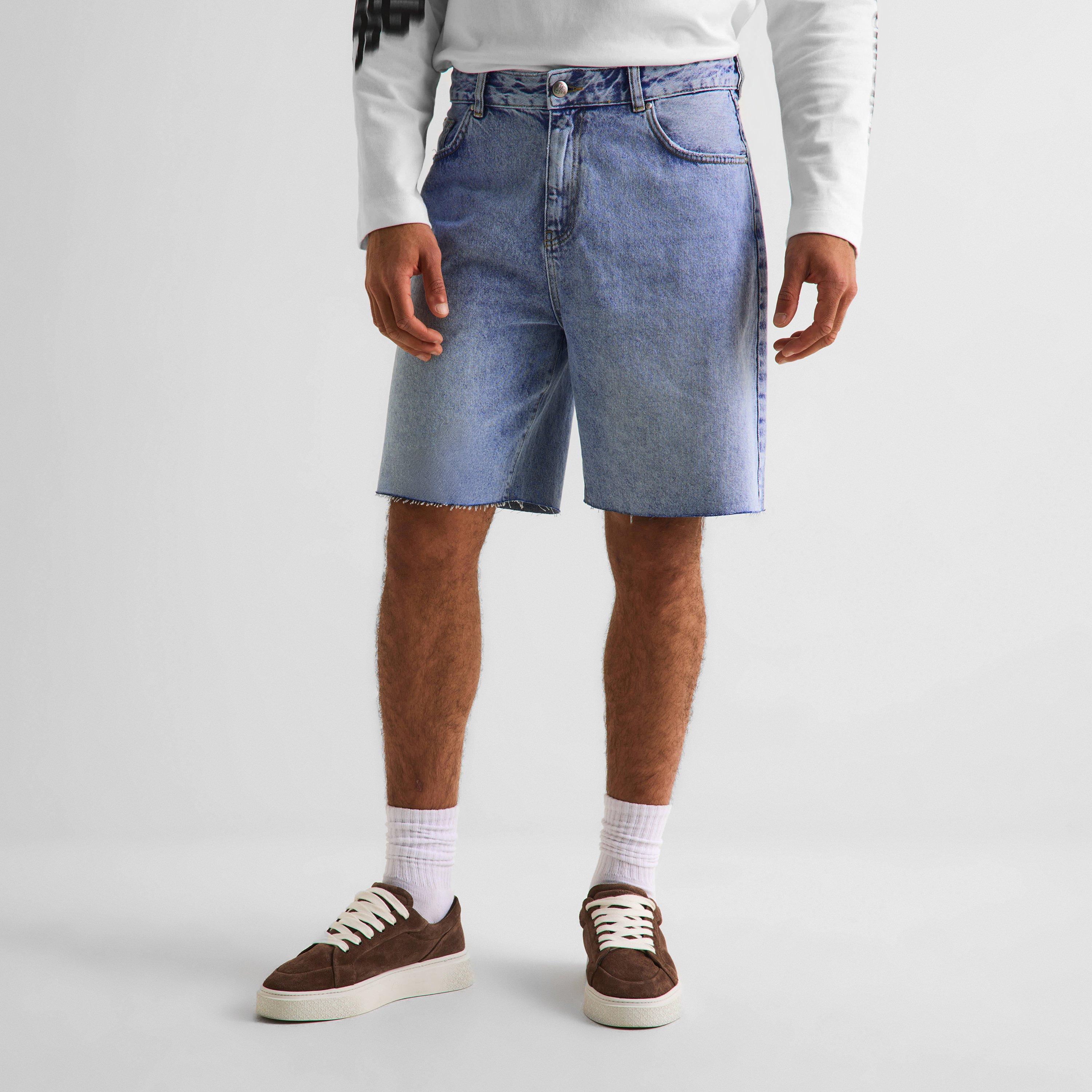 Vintage Wash - The Couture Club - Men's Denim Shorts - 3