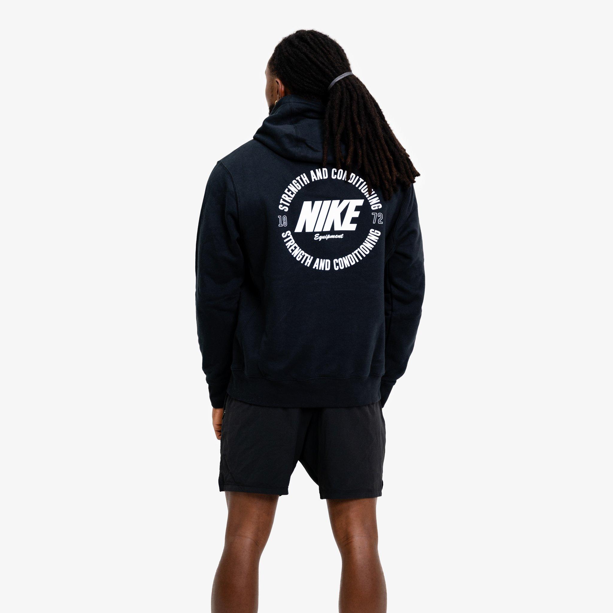 Black/White - Nike Strength - Nike S&C Mens Hoodie - 2
