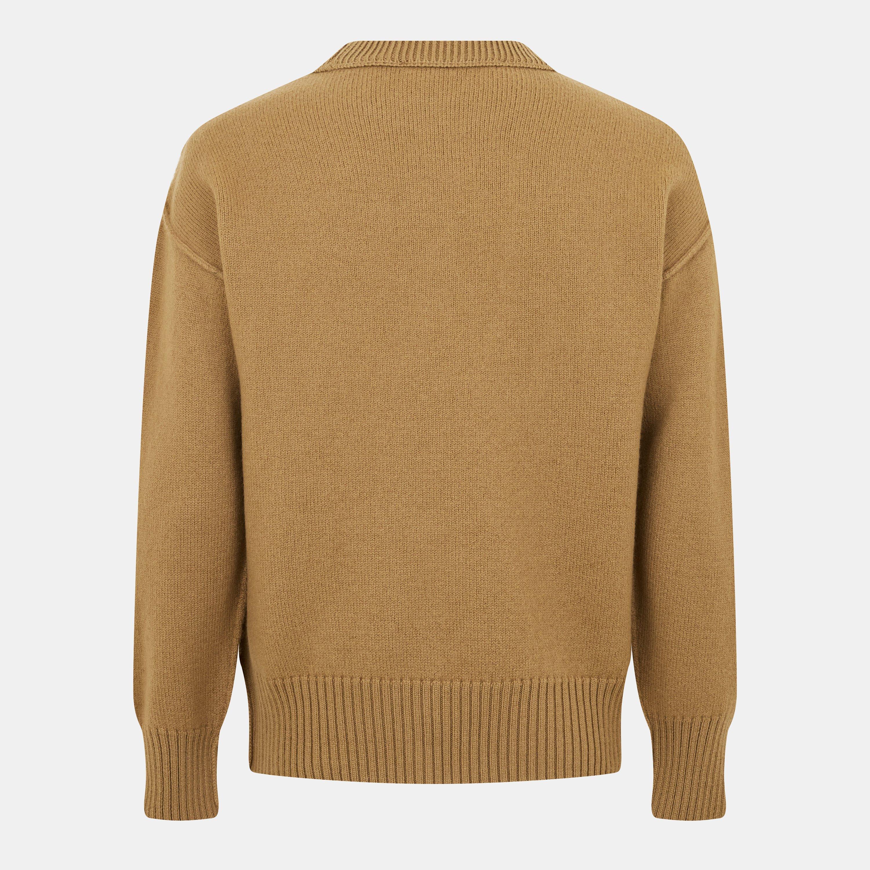 Camel/Black 288 - Ami Paris - De Coeur Sweatshirt - 2