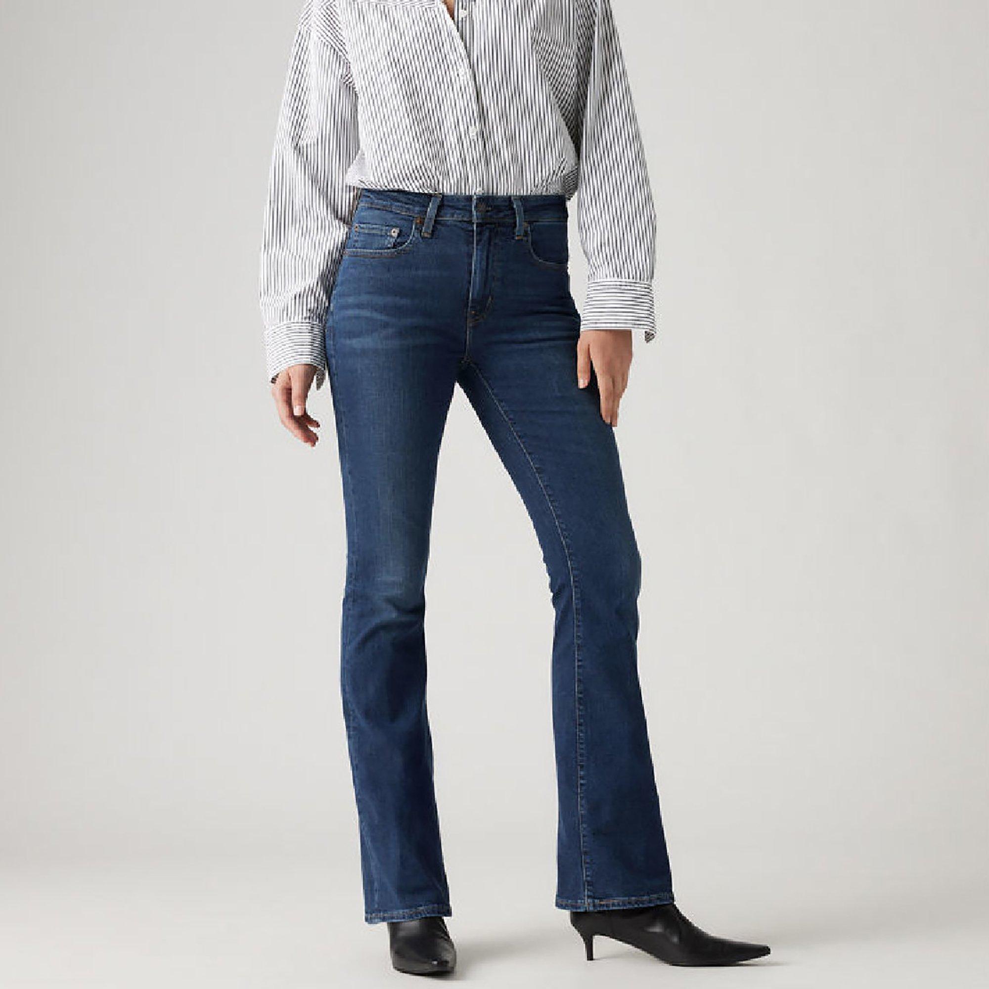 ONDAS AZUIS ESCURAS - Levis - Women's 725 High-Rise Bootcut Jeans - 3