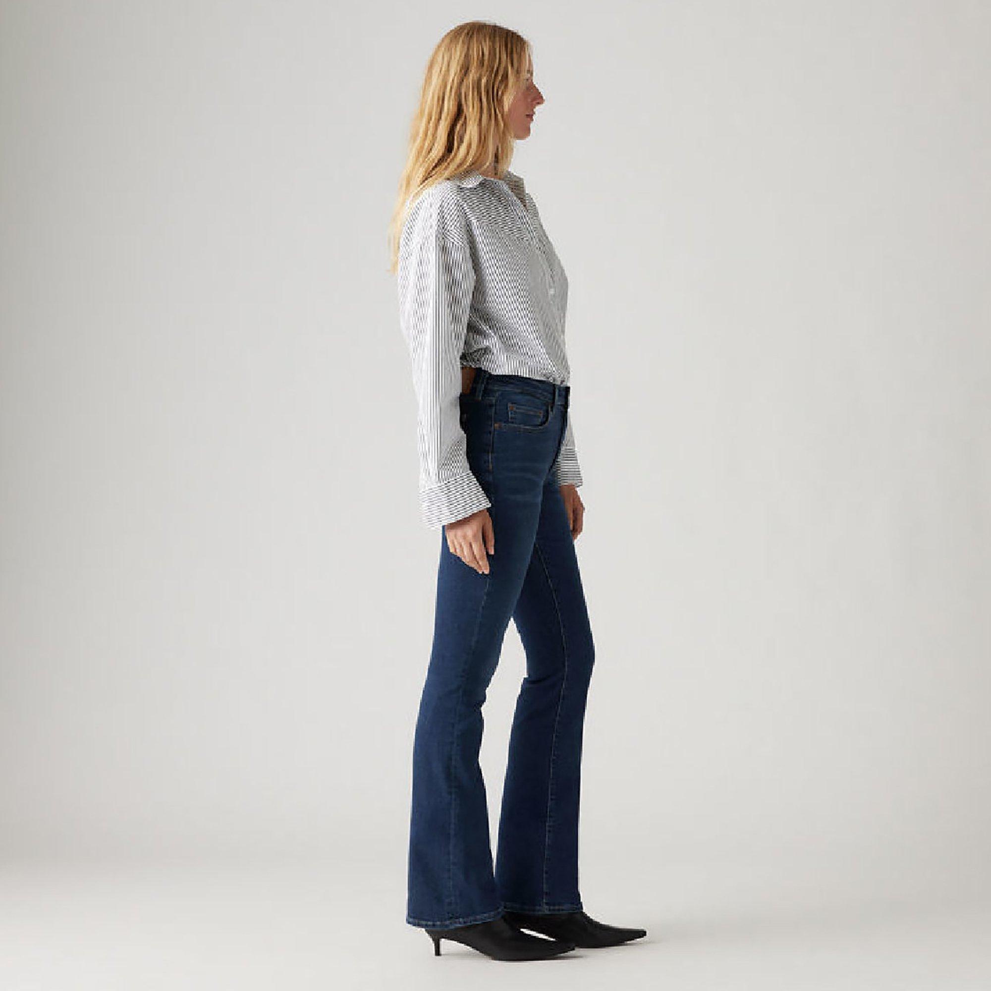 ONDAS AZUIS ESCURAS - Levis - Women's 725 High-Rise Bootcut Jeans - 6