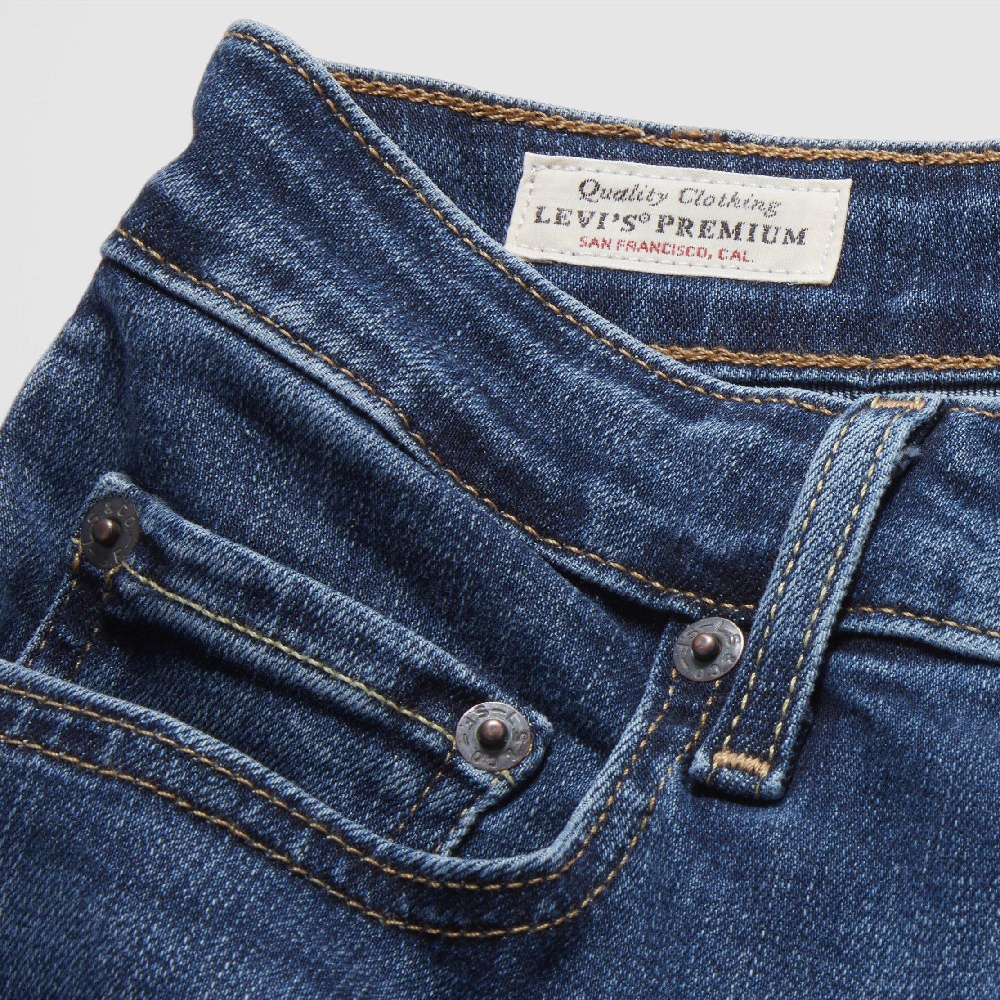 ONDAS AZUIS ESCURAS - Levis - Women's 725 High-Rise Bootcut Jeans - 7