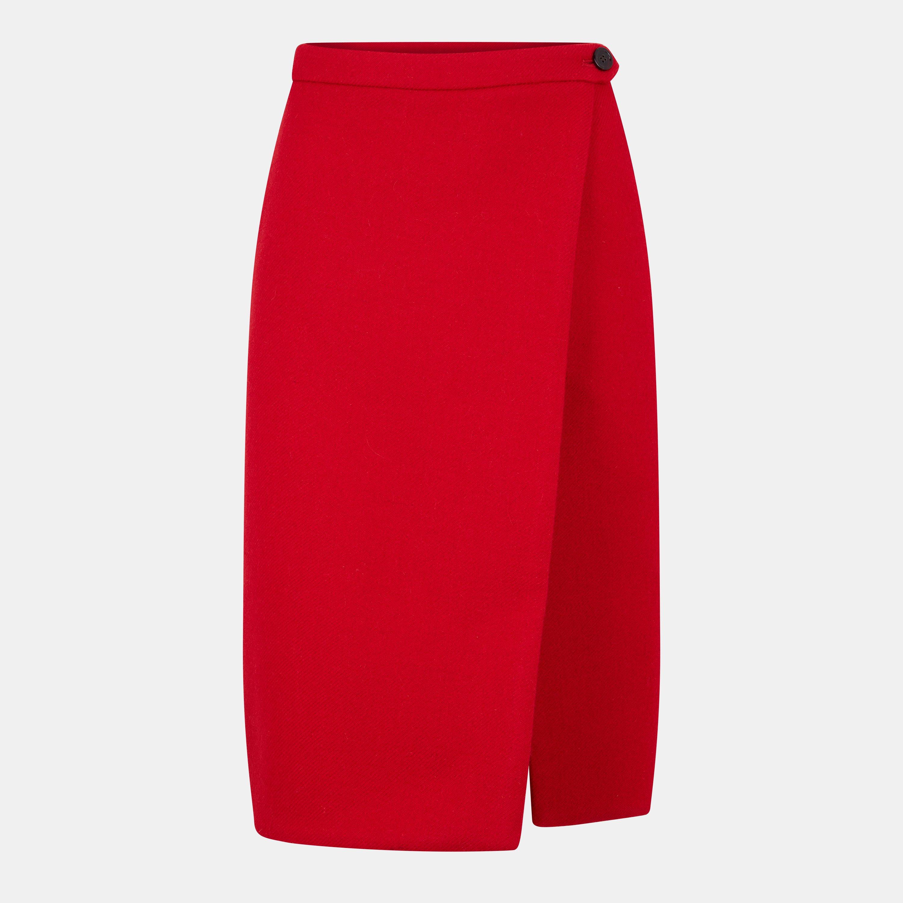 Gucci Women's Wool Midi Skirt