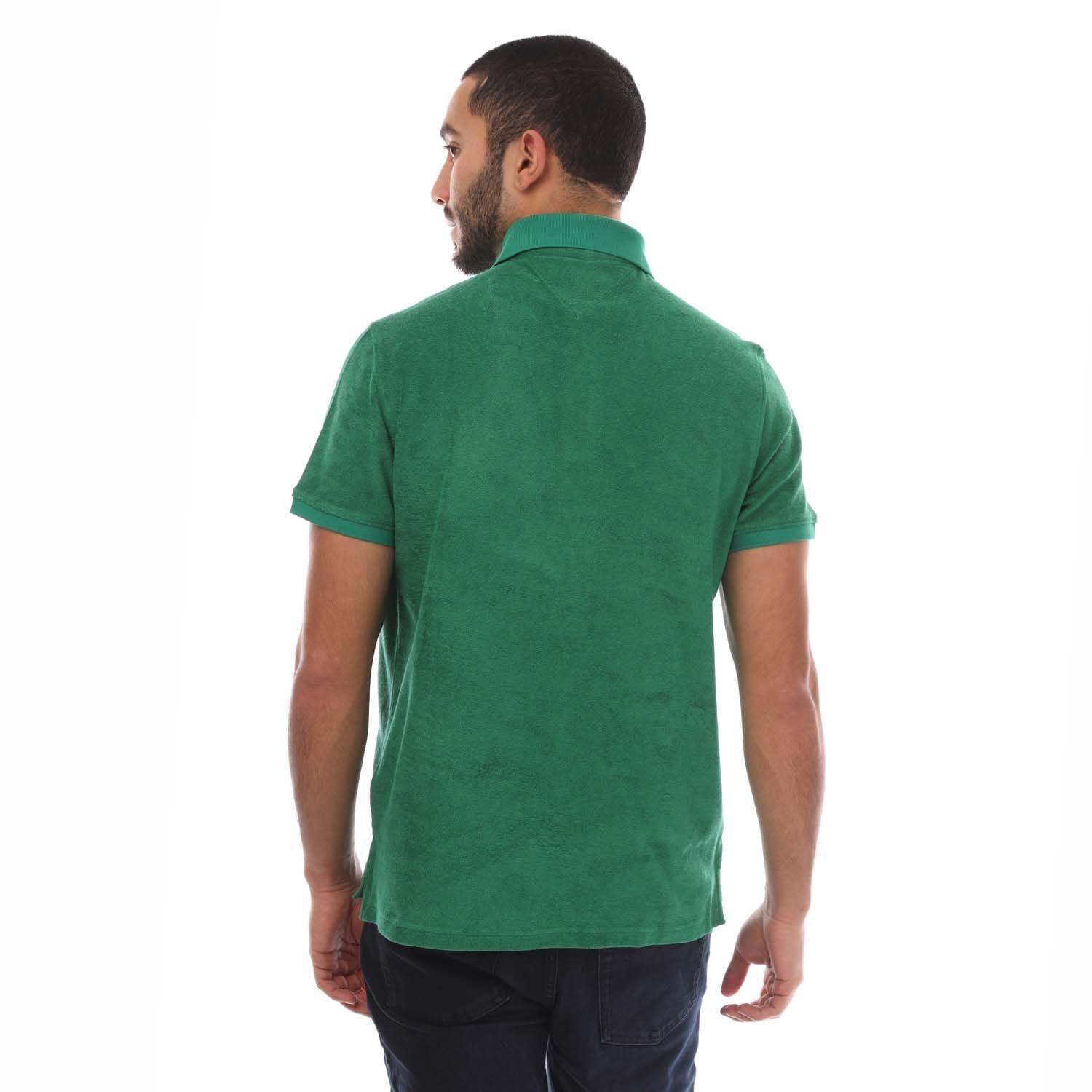 Green - Tommy Hilfiger - Micro Towelling Regular-Fit Polo Shirt - 2
