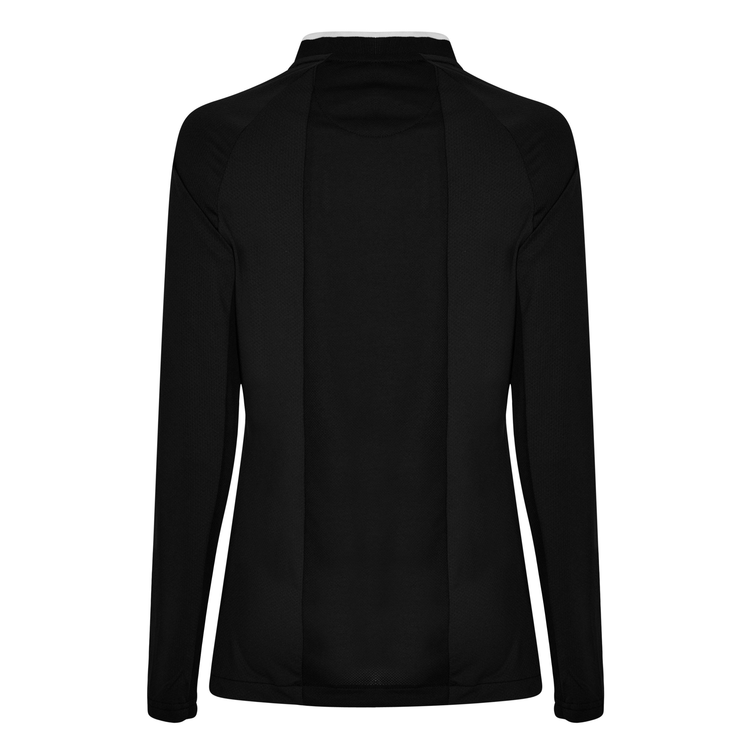 Schwarz - Castore - Long Sleeve Polo Top Womens - 2