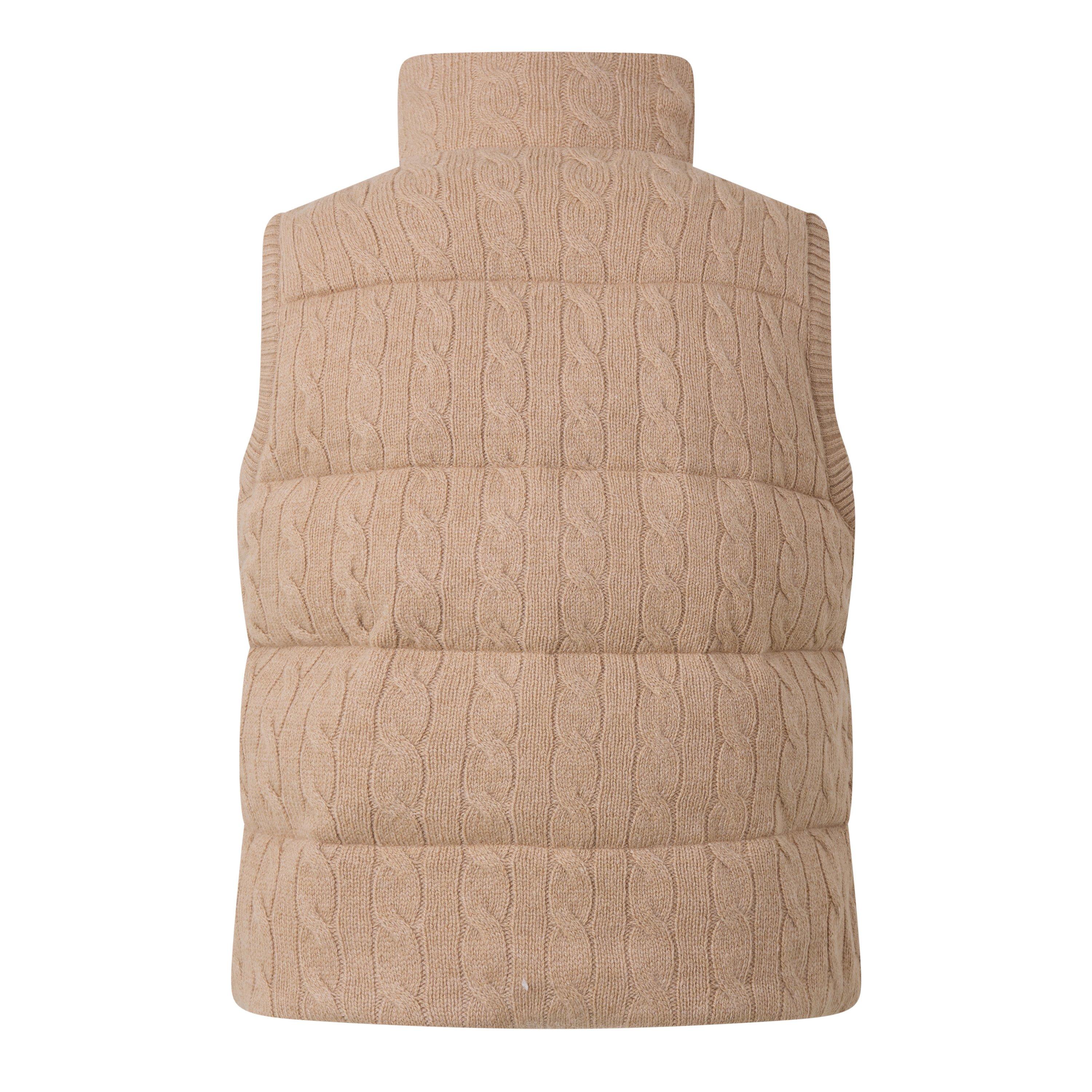 Camel - Polo Ralph Lauren - Women's Knitted Gilet - 2