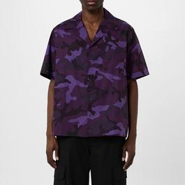 Valentino Short Sleeve Camo Shirt