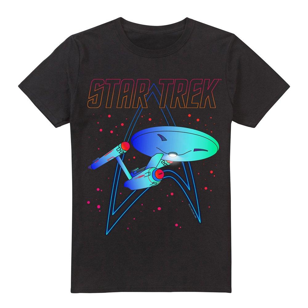 Black - Star Trek - Star Trek Neon Trek T Shirt Black - 4