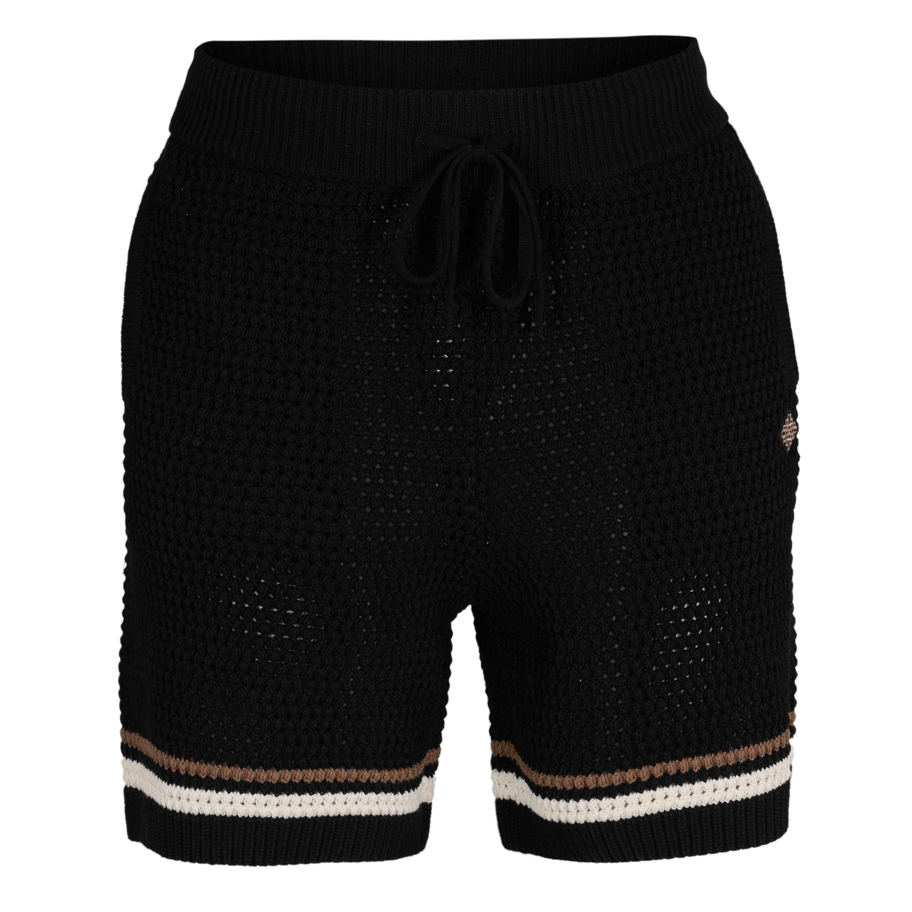 Black - The Couture Club - Men's Woven Tracksuit Shorts - 1