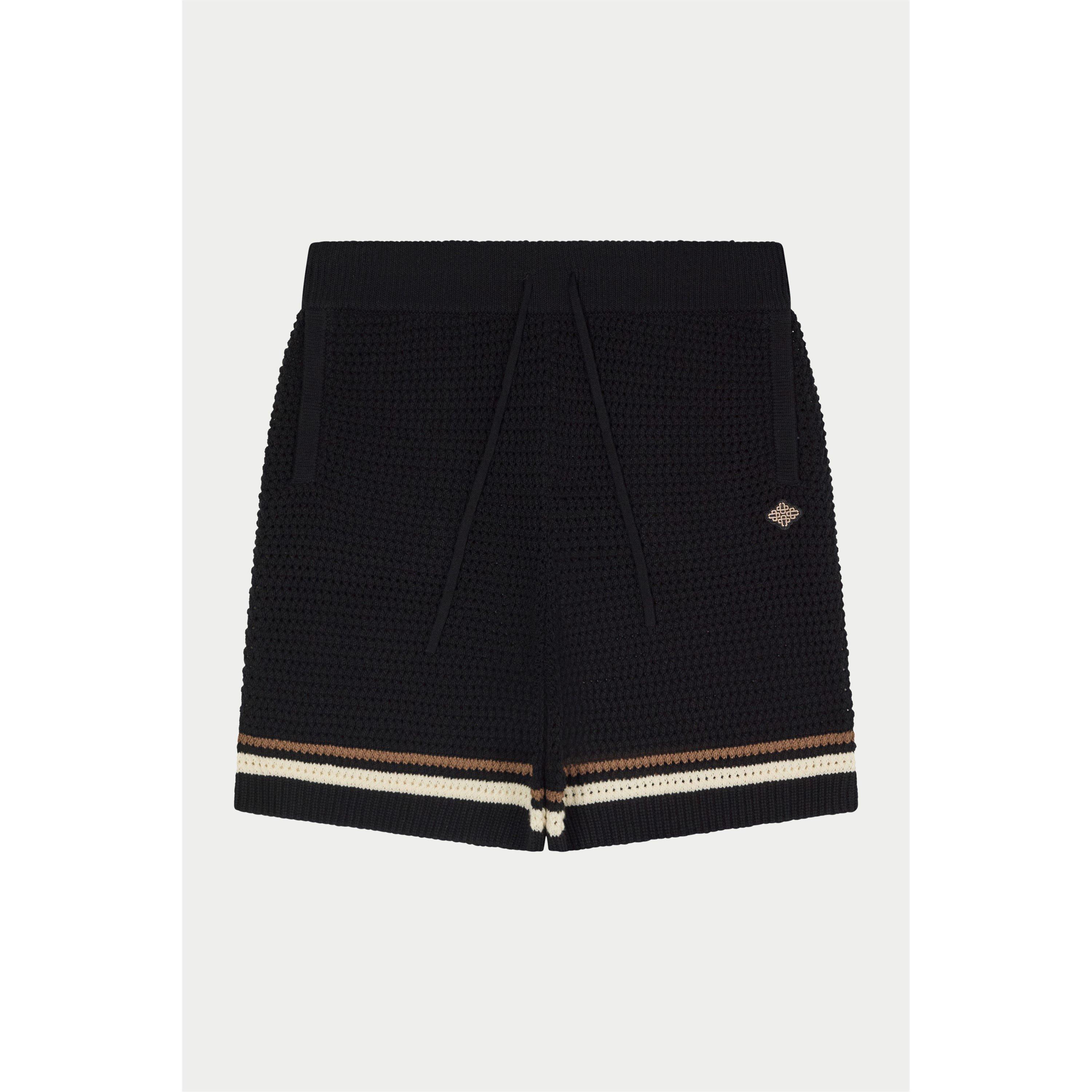 The Couture Club Men's Woven Tracksuit Shorts - Black - X Large