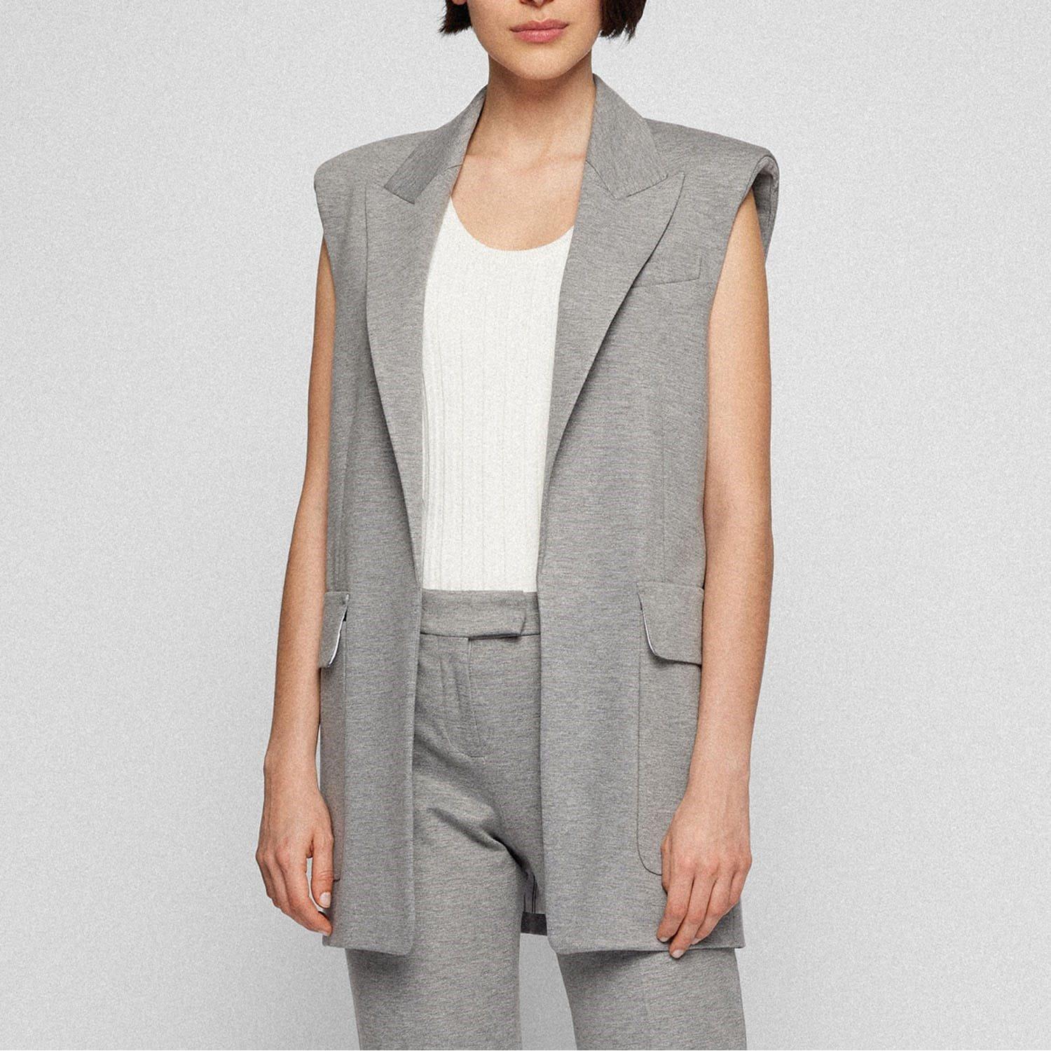 Grey - Boss - Jelonna Blazer Jacket - 1
