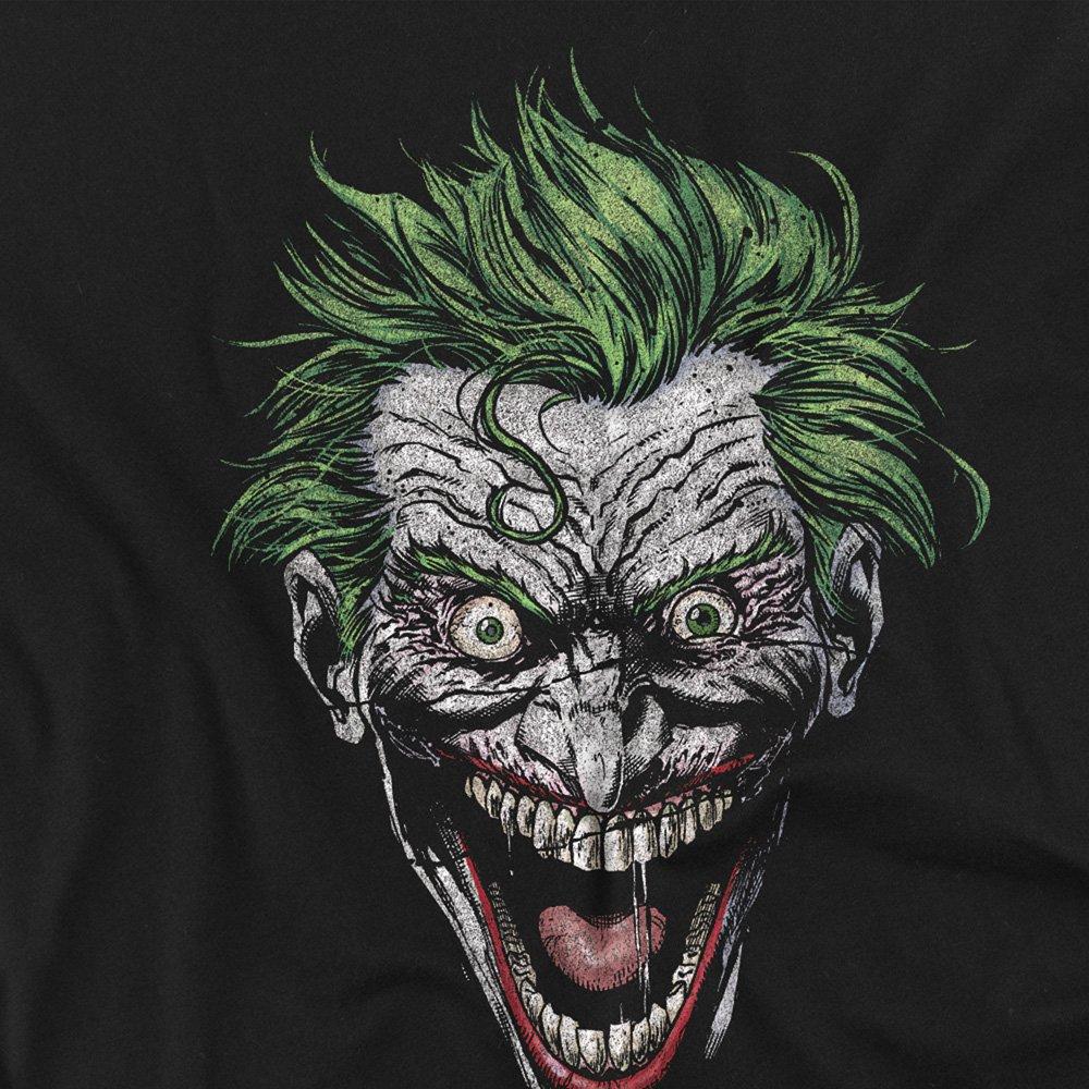 Black - The Batman - Joker Cotton Mens T-Shirt Black - 2