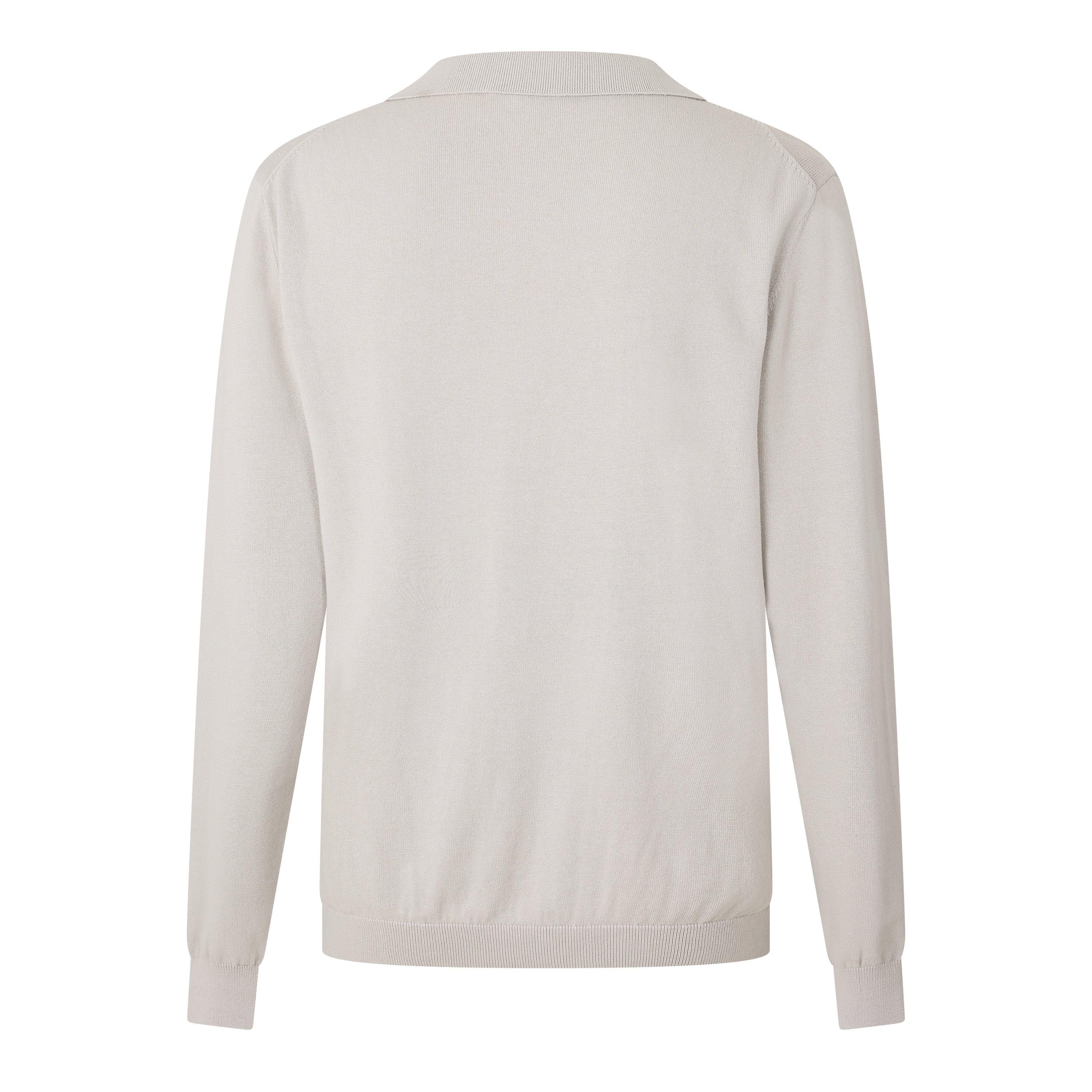 Pebble - BELIER - Men's Cuban Collar Cotton Knitted Long-Sleeve Polo - 2