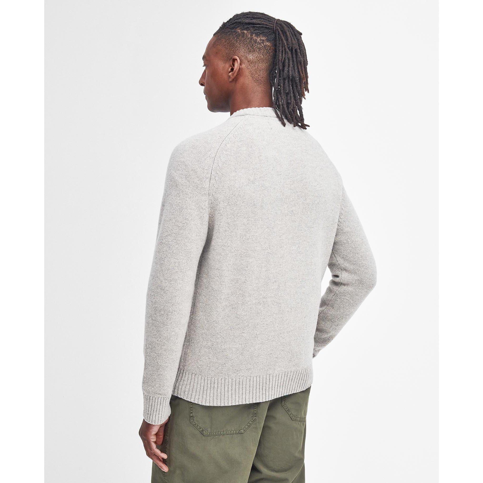 Light Grey GY15 - Barbour - Grangetown Crew Neck Jumper - 2