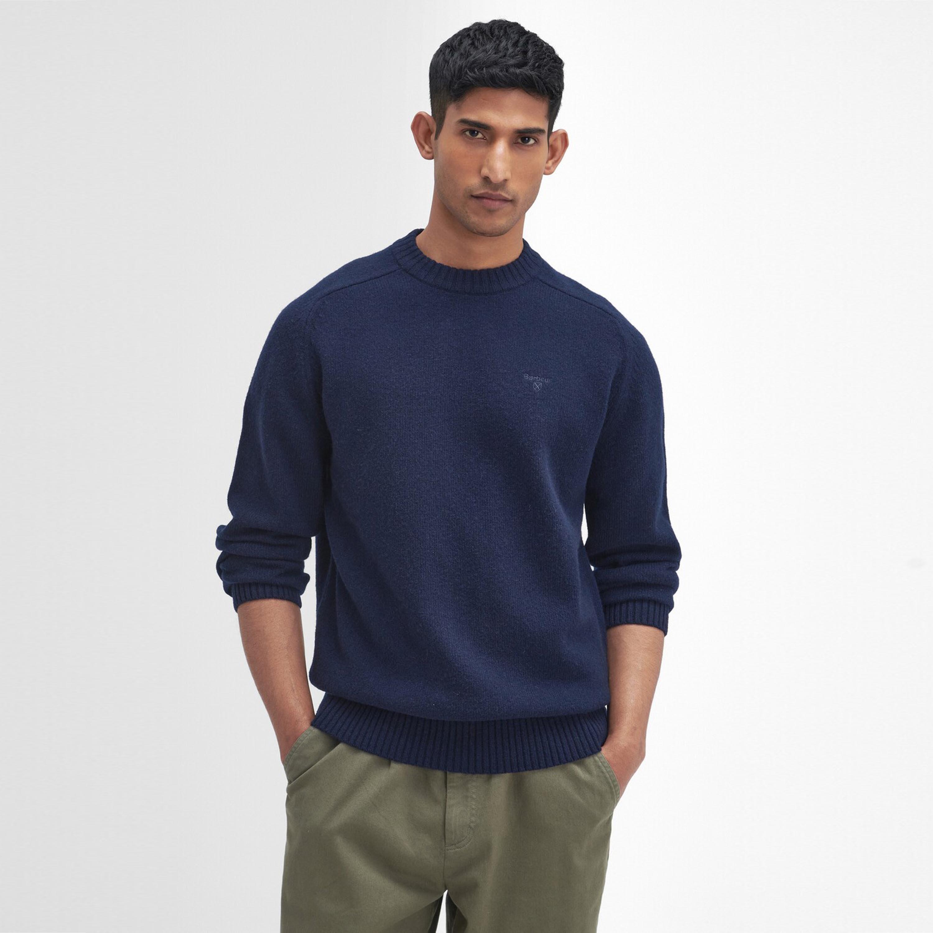 Navy NY91 - Barbour - Grangetown Crew Neck Jumper - 2