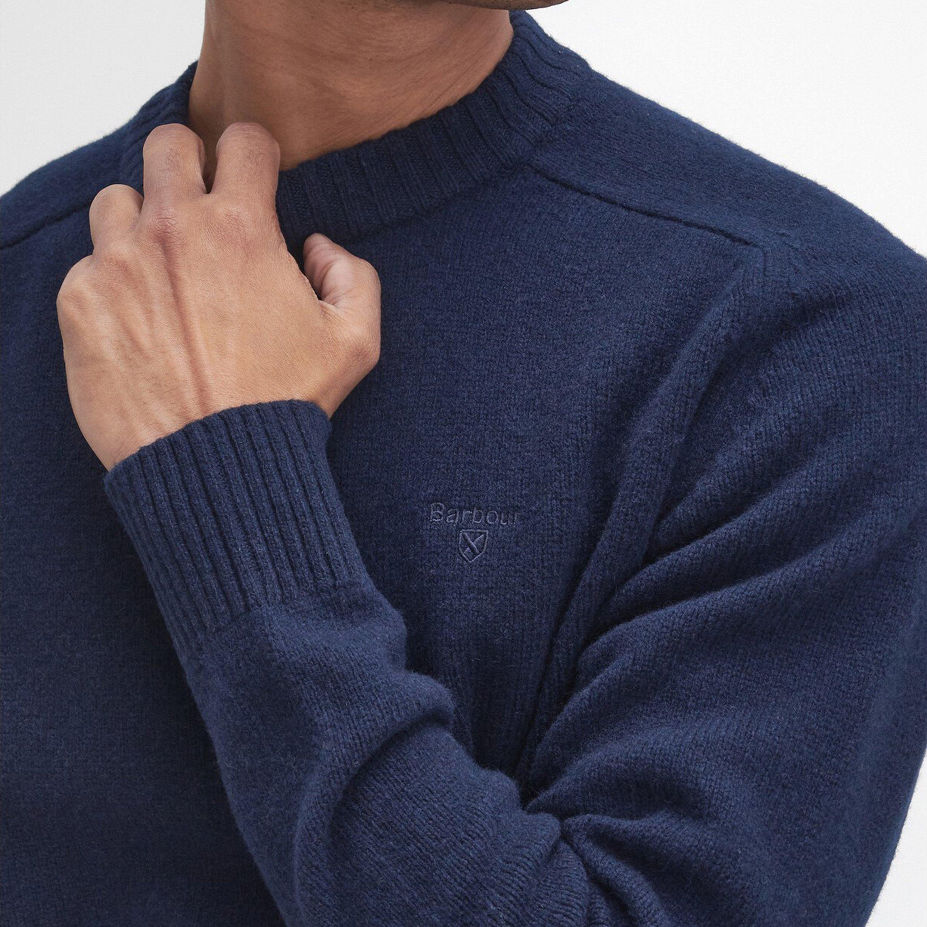 Navy NY91 - Barbour - Grangetown Crew Neck Jumper - 4