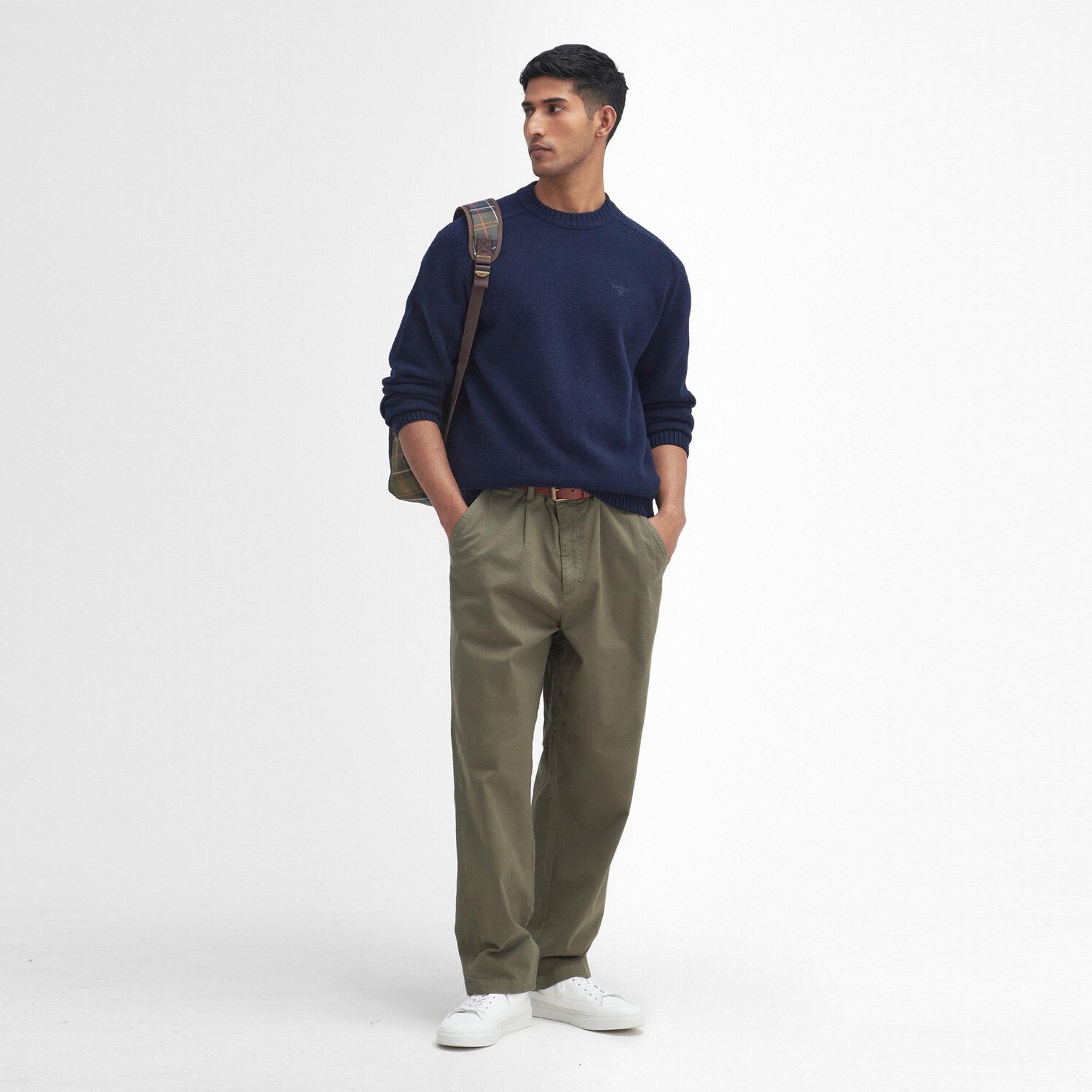 Navy NY91 - Barbour - Grangetown Crew Neck Jumper - 5