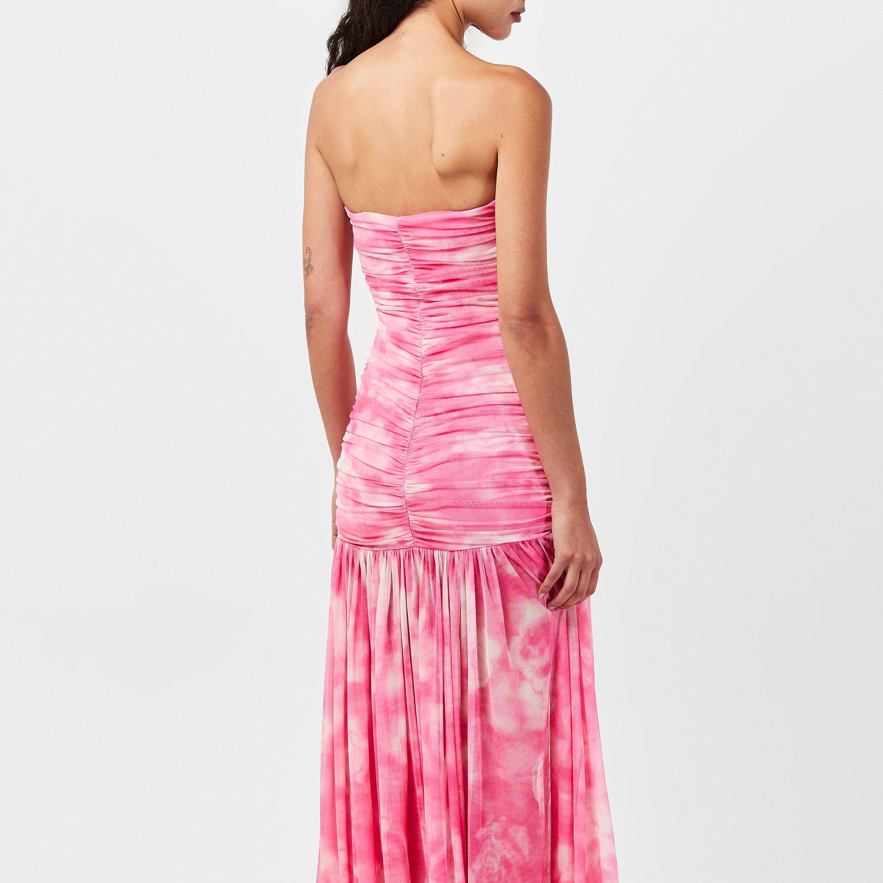 Pink Floral - Bardot - Women's Solana Maxi Dress - 3