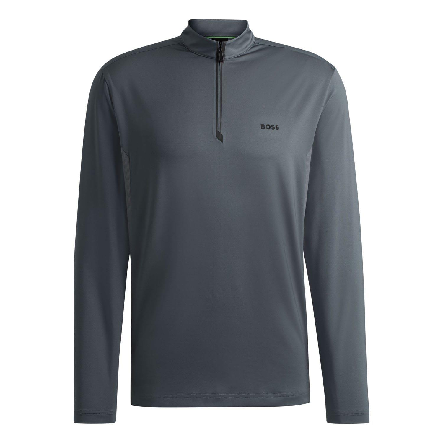 Beige - Boss - Decorative Reflective Logo Polo Shirt - 4