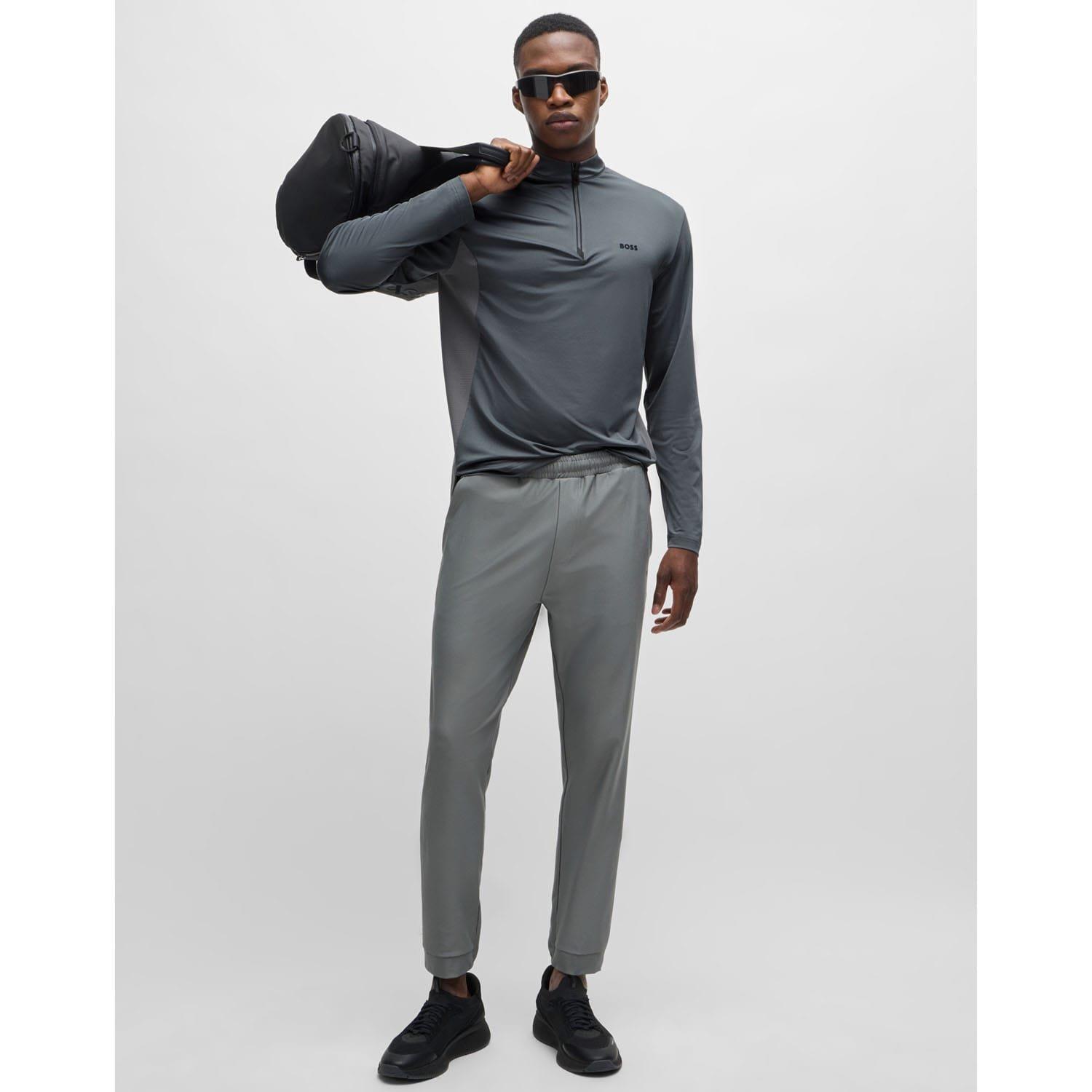 Beige - Boss - Decorative Reflective Logo Polo Shirt - 5