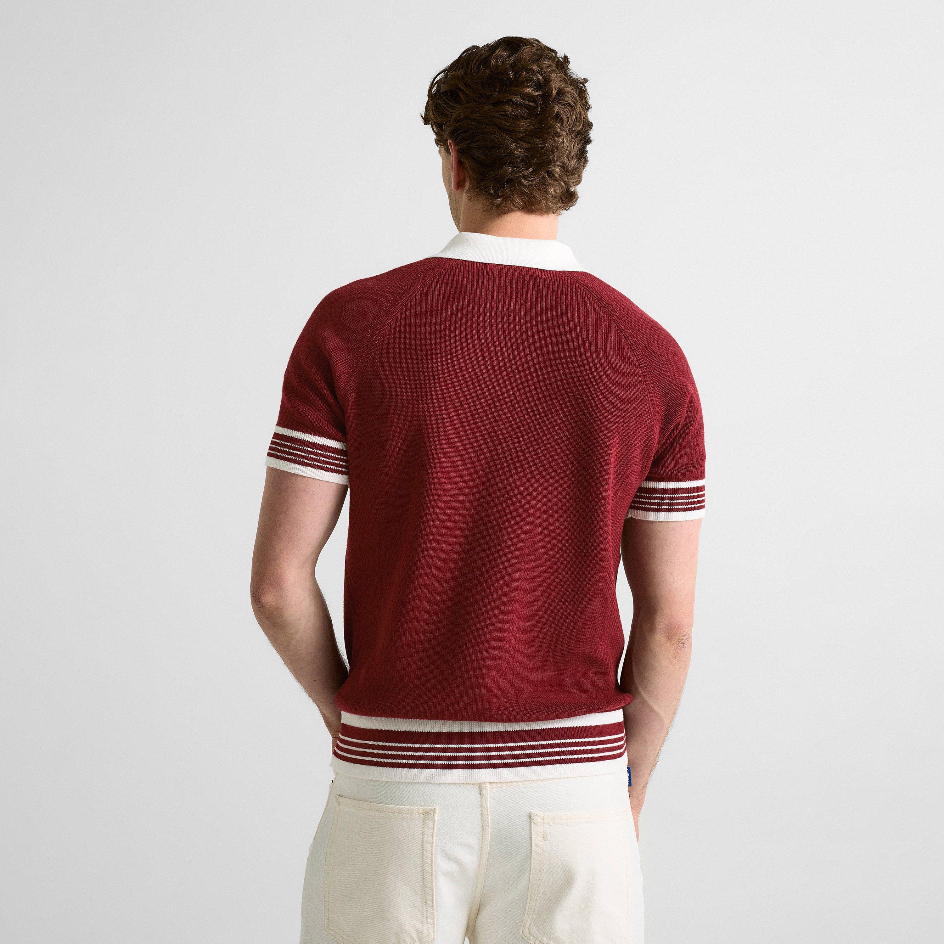 Red - Slazenger Off-Court - Mens Off-Court Clubhouse Polo Shirt - 4